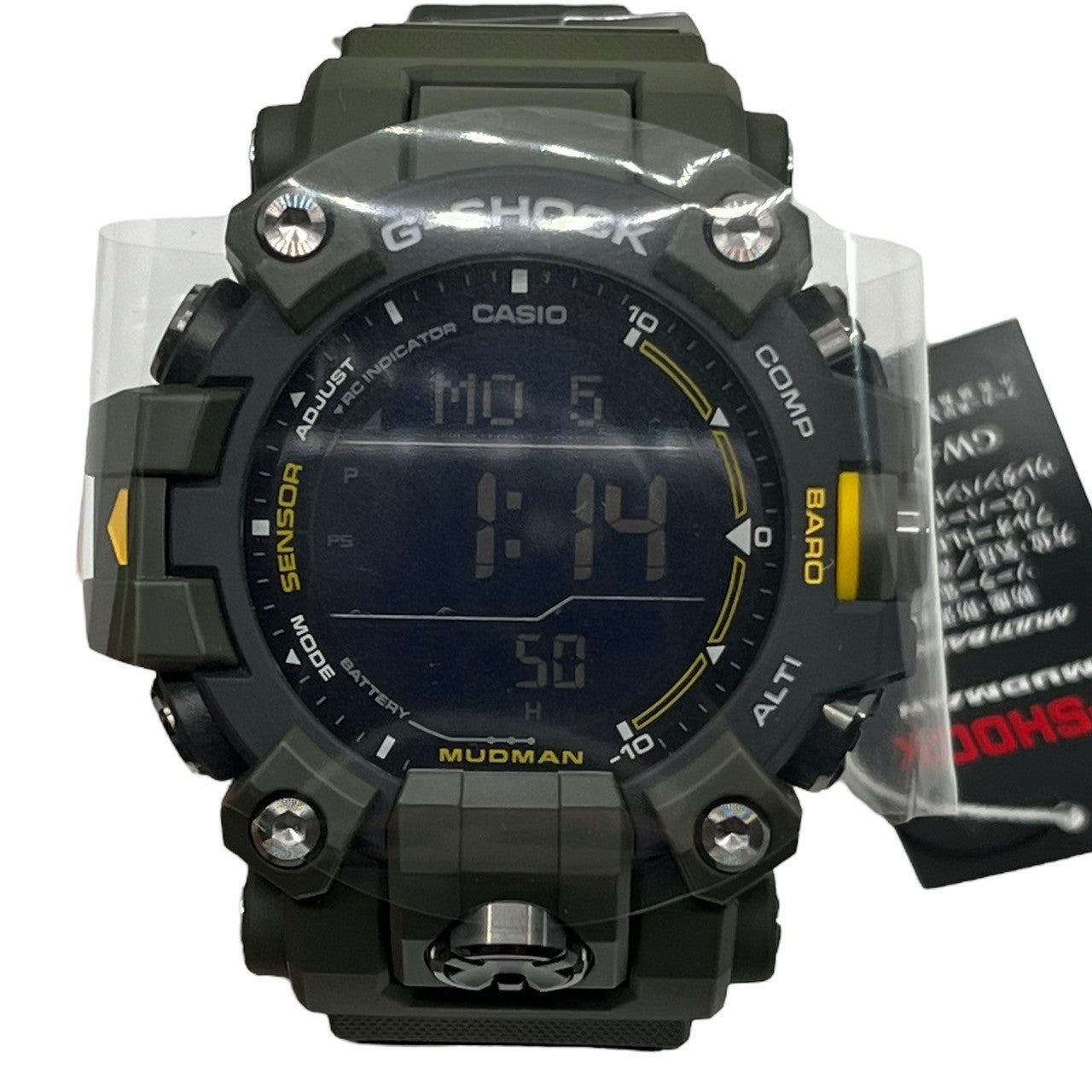 CASIO(カシオ) MASTER OF G - LAND MUDMAN G-SHOCK マッドマン 腕時計 デジタル ソーラー 電波 時計 GW-9500-3JK カーキ