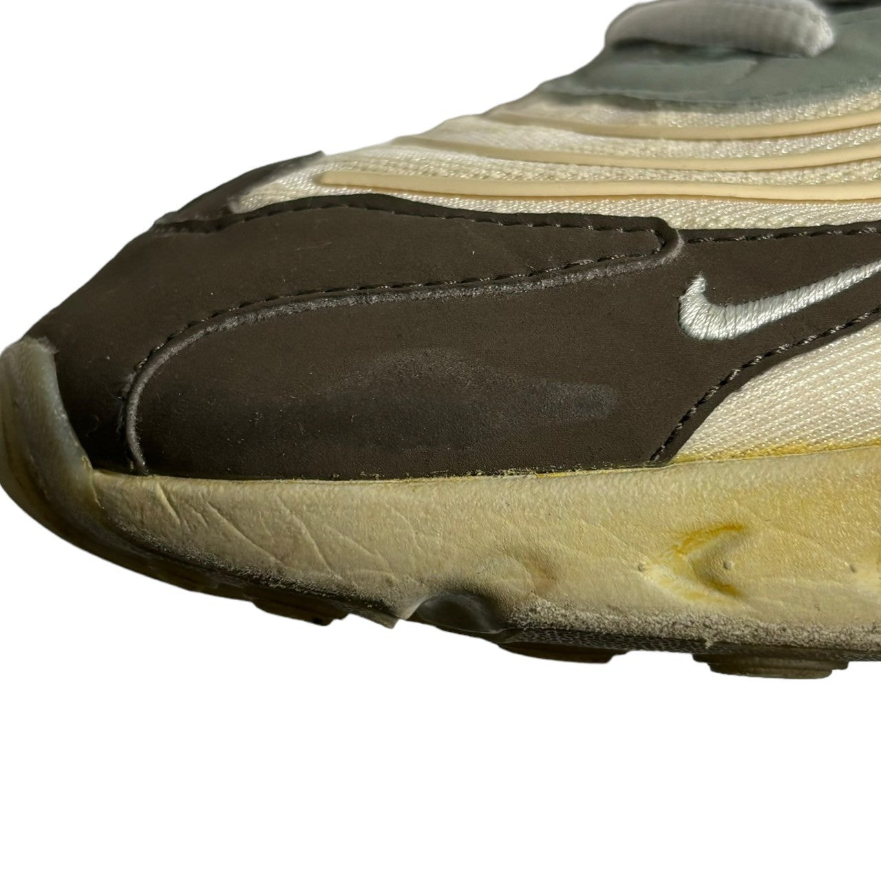 NIKE × TRAVIS SCOTT(ナイキ×トラヴィススコット) AIR MAX 270 REACT エアマックス 270 リアクト CT2864-200 28.0cm アイボリー×オレンジ 箱付