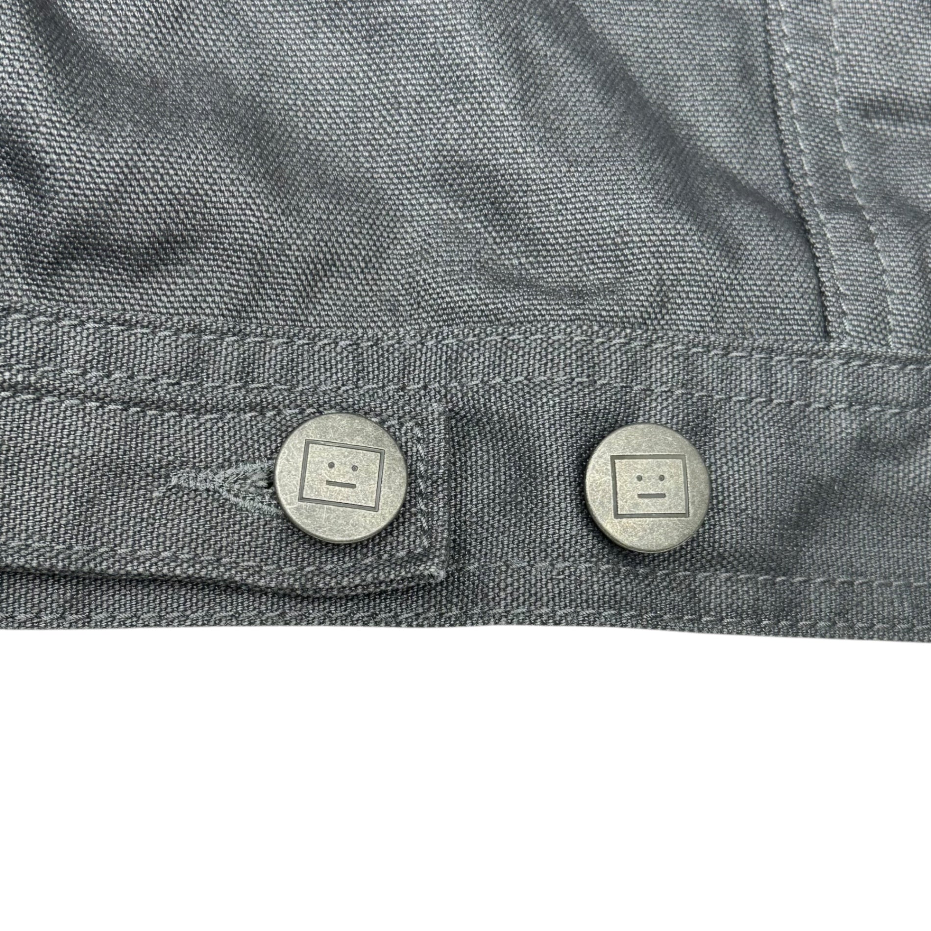 Acne Studios(アクネストゥディオズ) Canvas jacket - Dark grey 2ポケット トラッカー デニム ジャケット FA-UX-OUTW000143 S グレー