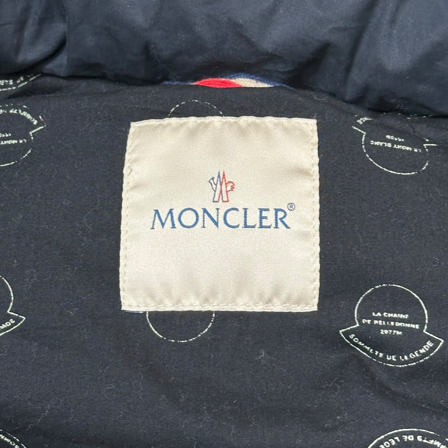 MONCLER(モンクレール) 11AW ×visvim MONCLER V GYANTSE ヴィズヴィム ビズビム ギャンツェ ヨーク切替 ダウンベスト 112-09V-43311-05 4 ダークネイビー