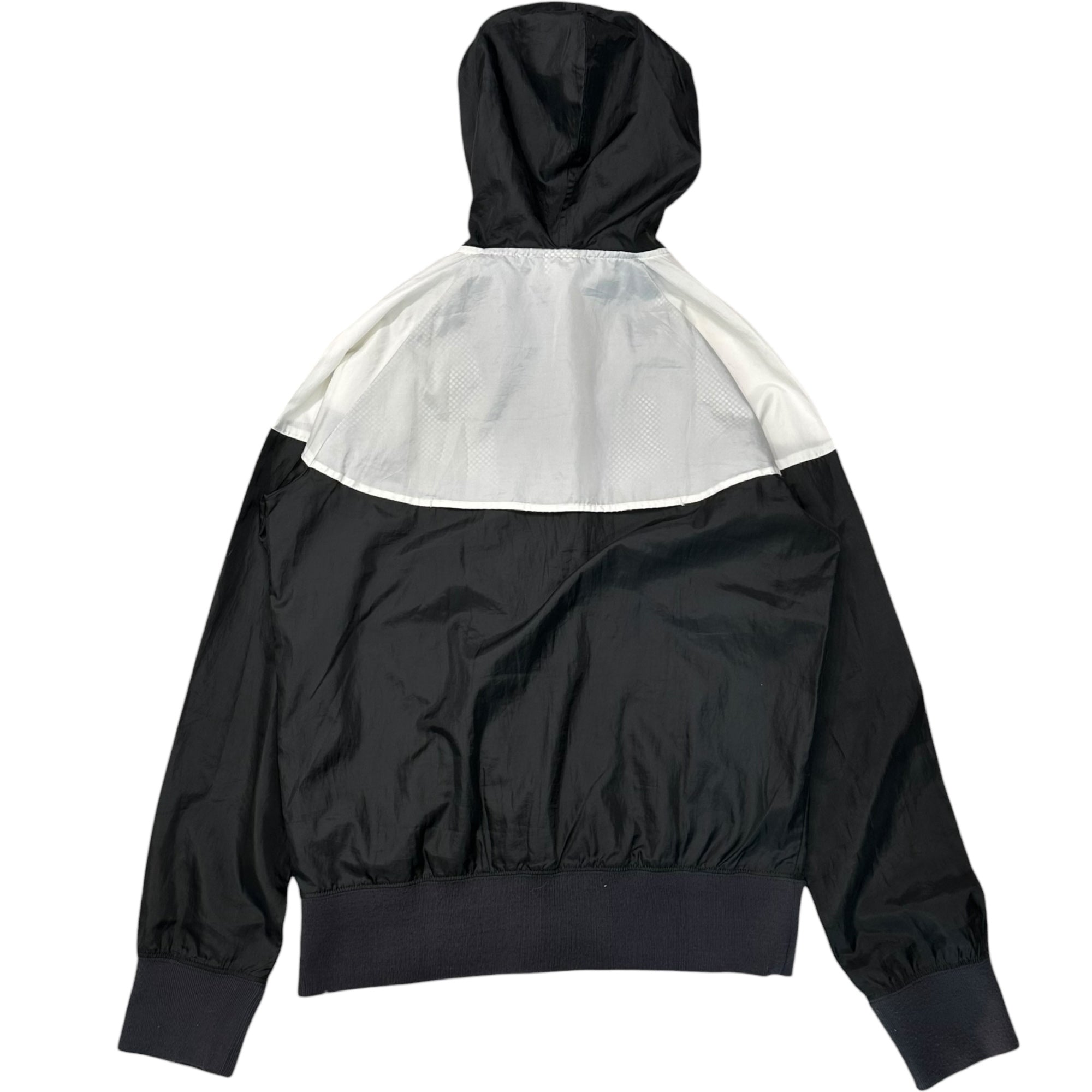 NIKE(ナイキ) 12SS Vintage Windrunner JKT ヴィンテージ加工 ウインドランナー ジャケット FA120206HKC S ブラック×ホワイト