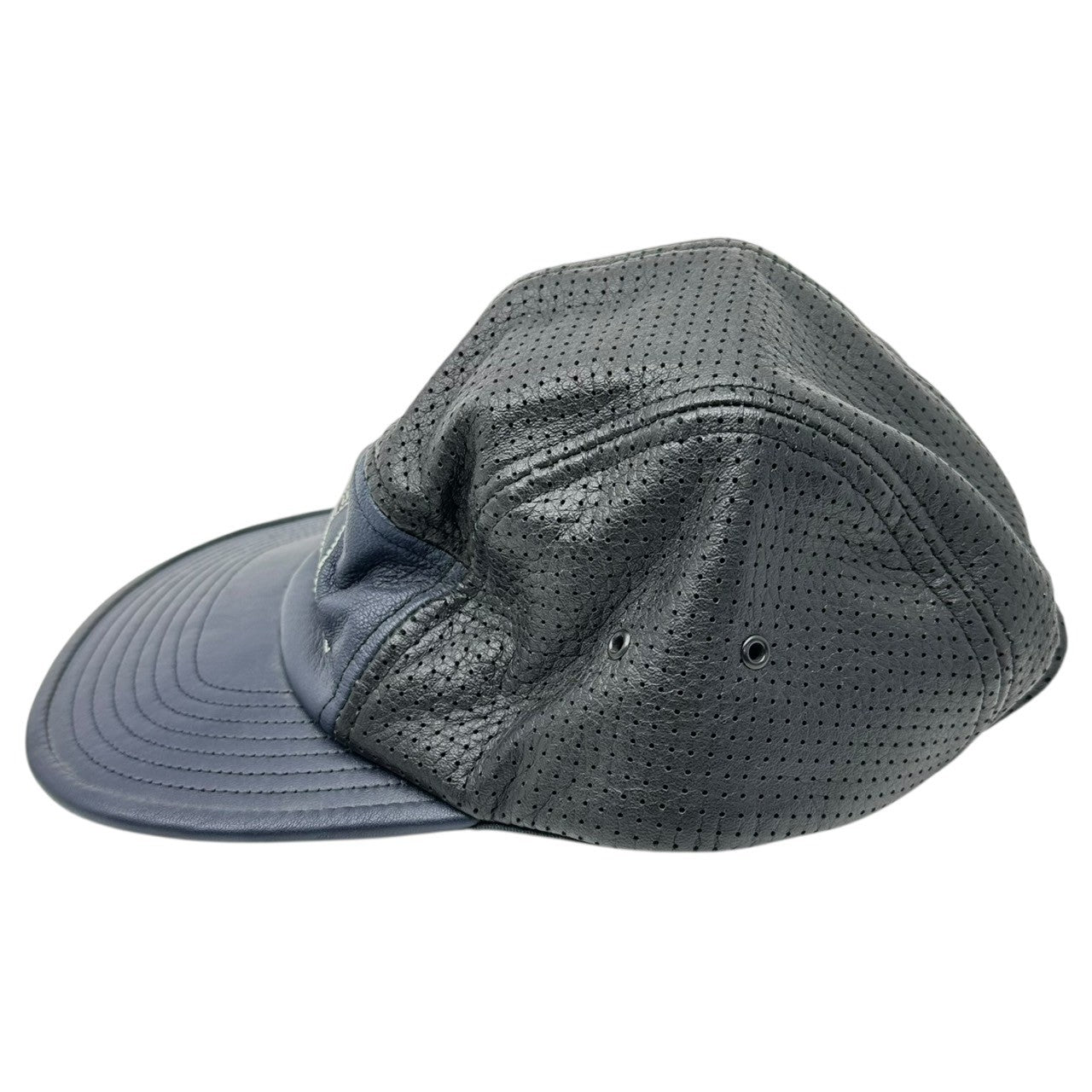 THE NORTH FACE PURPLE LABEL(ノースフェイスパープルレーベル) FIELD LEATHER CAP - NAVY フィールド レザー キャップ NN8900N ブラック 帽子 ラム 本革