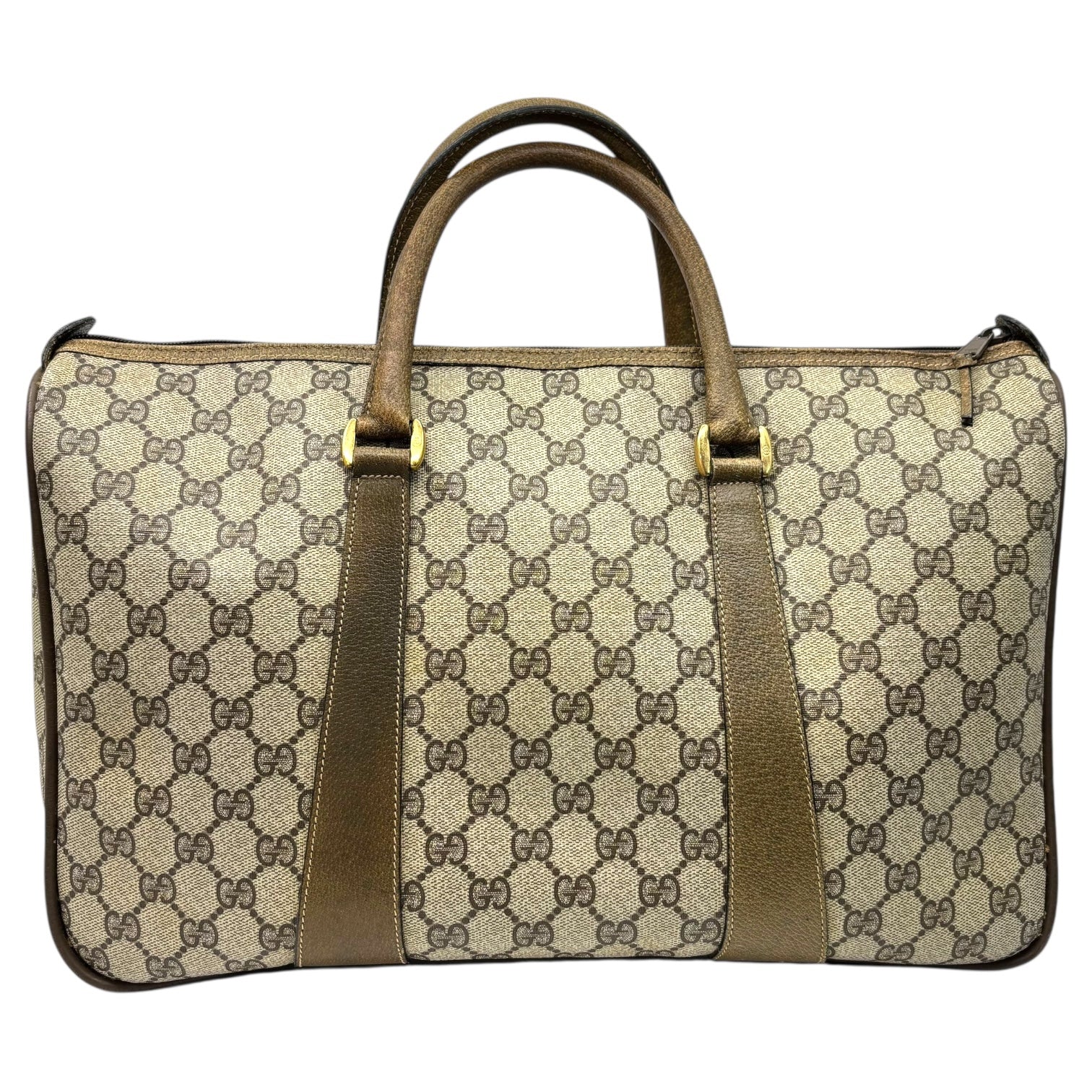 GUCCI(グッチ) Vintage GG Supreme Sherry Line Mini Boston Bag ヴィンテージ GG スプリーム シェリーライン ミニ ボストン バッグ 39・02・041 ブラウン オールド Accessory Collection
