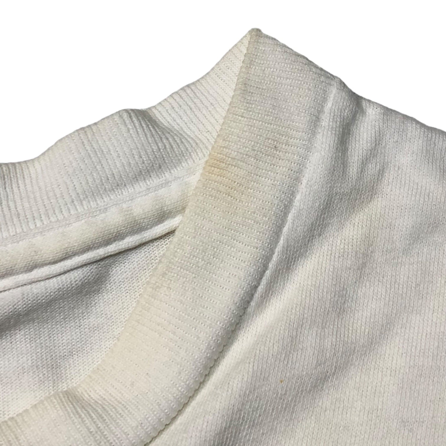 STUSSY(ステューシー) 90's~00's center logo ロゴ Tシャツ 紺タグ SIZE M ホワイト×ホワイト 90~00年代 OLD STUSSY