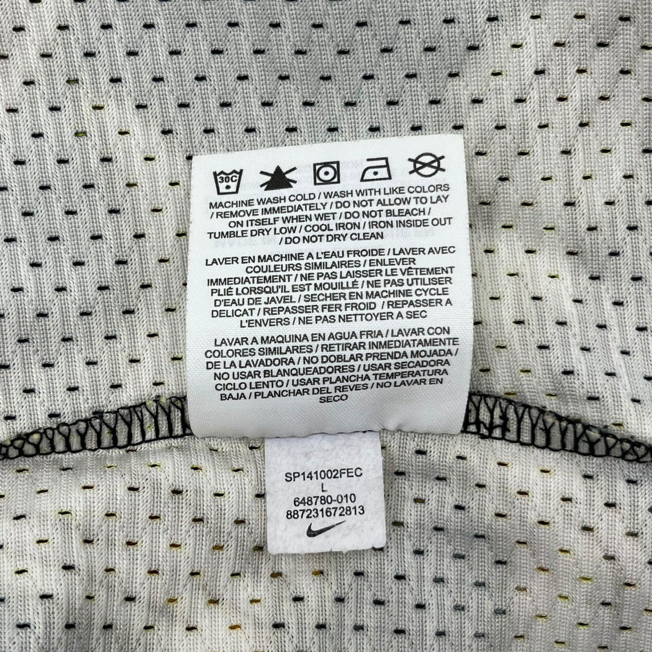 NIKE×SUPREME(ナイキ×シュプリーム) 14SS Basketball Jersey バスケットボール ゲームシャツ 648780-010 L ブラック×ゴールド ペイズリー コラボ タンクトップ