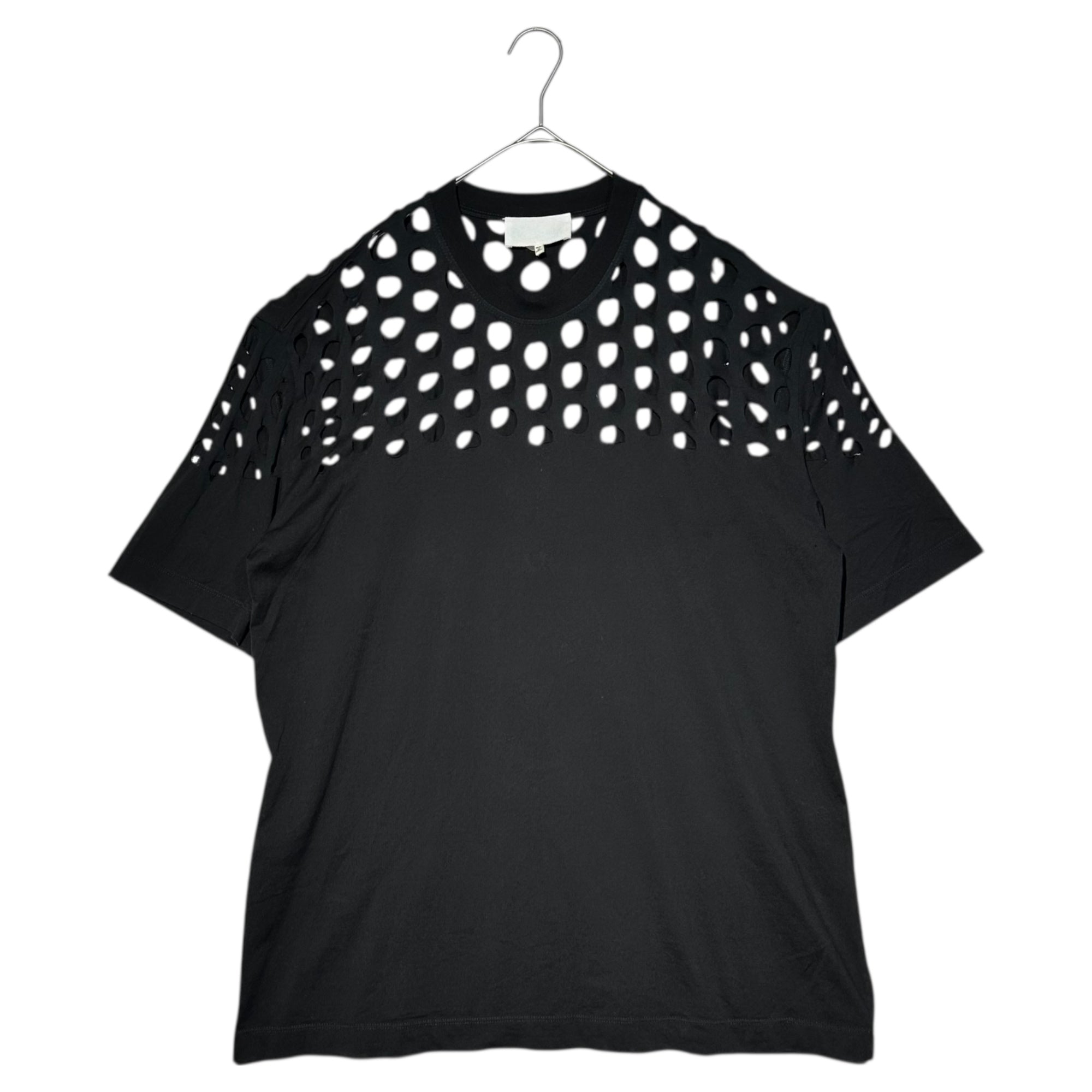 MAISON MARGIELA(メゾンマルジェラ) 20SS HOLES OVERSIZE T-SHIRT パンチホール オーバーサイズ Tシャツ S29GC0283 XS ブラック 男性着用可能