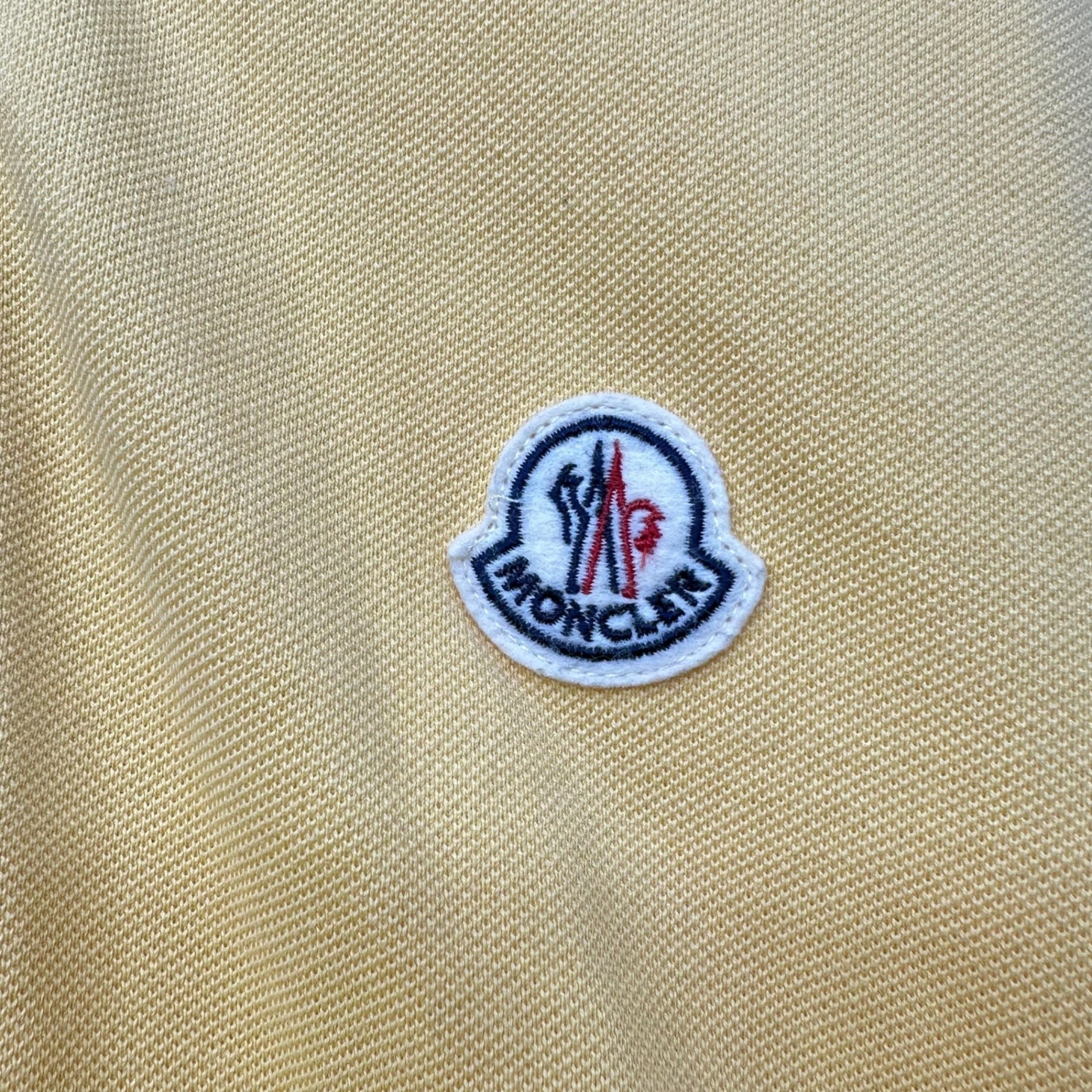 MONCLER(モンクレール) MAGLIA POLO MANIA CORTA ポロシャツ 3109 18345600 84093 S イエロー