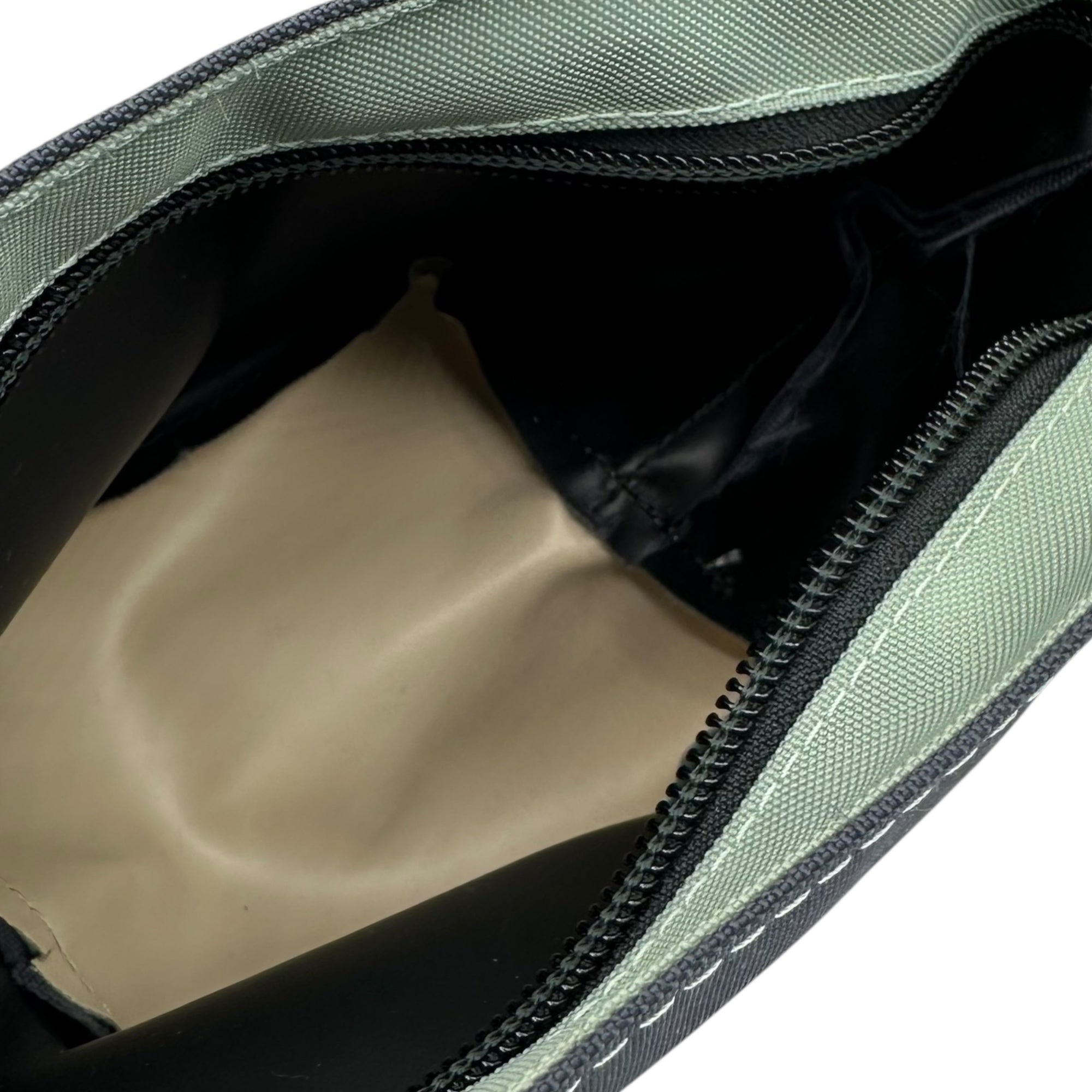 Herve Chapelier(エルベシャプリエ) Boat-shaped Shoulder Bag 舟形 ショルダー バッグ グレー