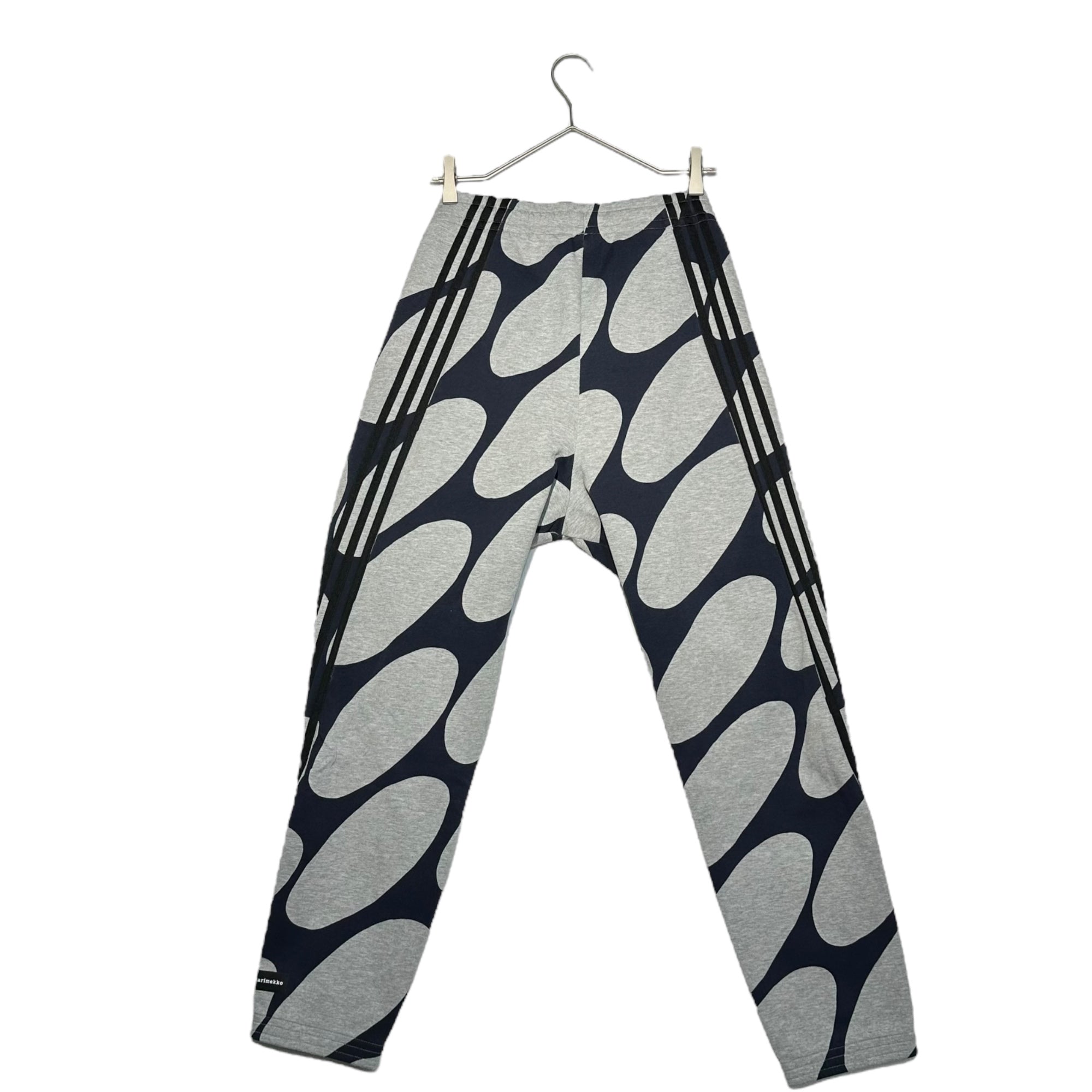 adidas×marimekko(アディダス×マリメッコ) Future Icons 3-Stripes Pants テキスタイル 3ライン トラック パンツ HR8210 2XL グレー×ネイビー ジャージ コラボ