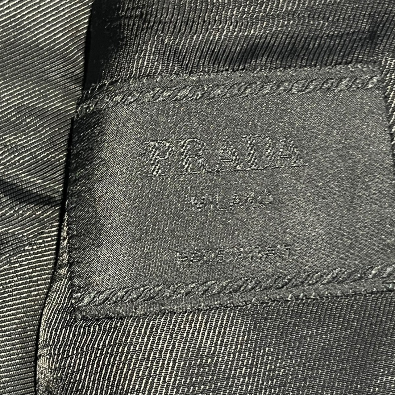 PRADA(プラダ) 90's 3ピースセットアップジャケット 48(Lサイズ程度) ブラック