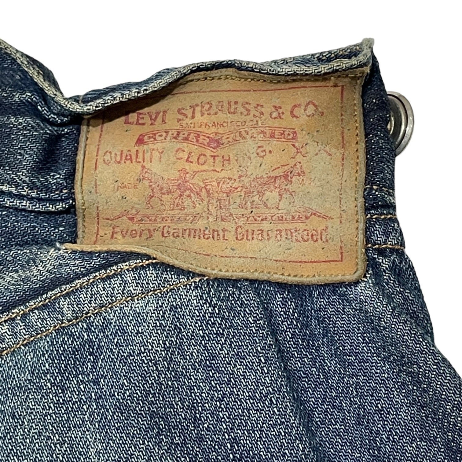 LEVI'S VINTAGE CLOTHING(リーバイスビンテージクロージング) 1901s 501XX INDIGO IMMORTAL デニム パンツ W32 インディゴ 世界1010本限定 シリアルナンバー入り 1901年モデル