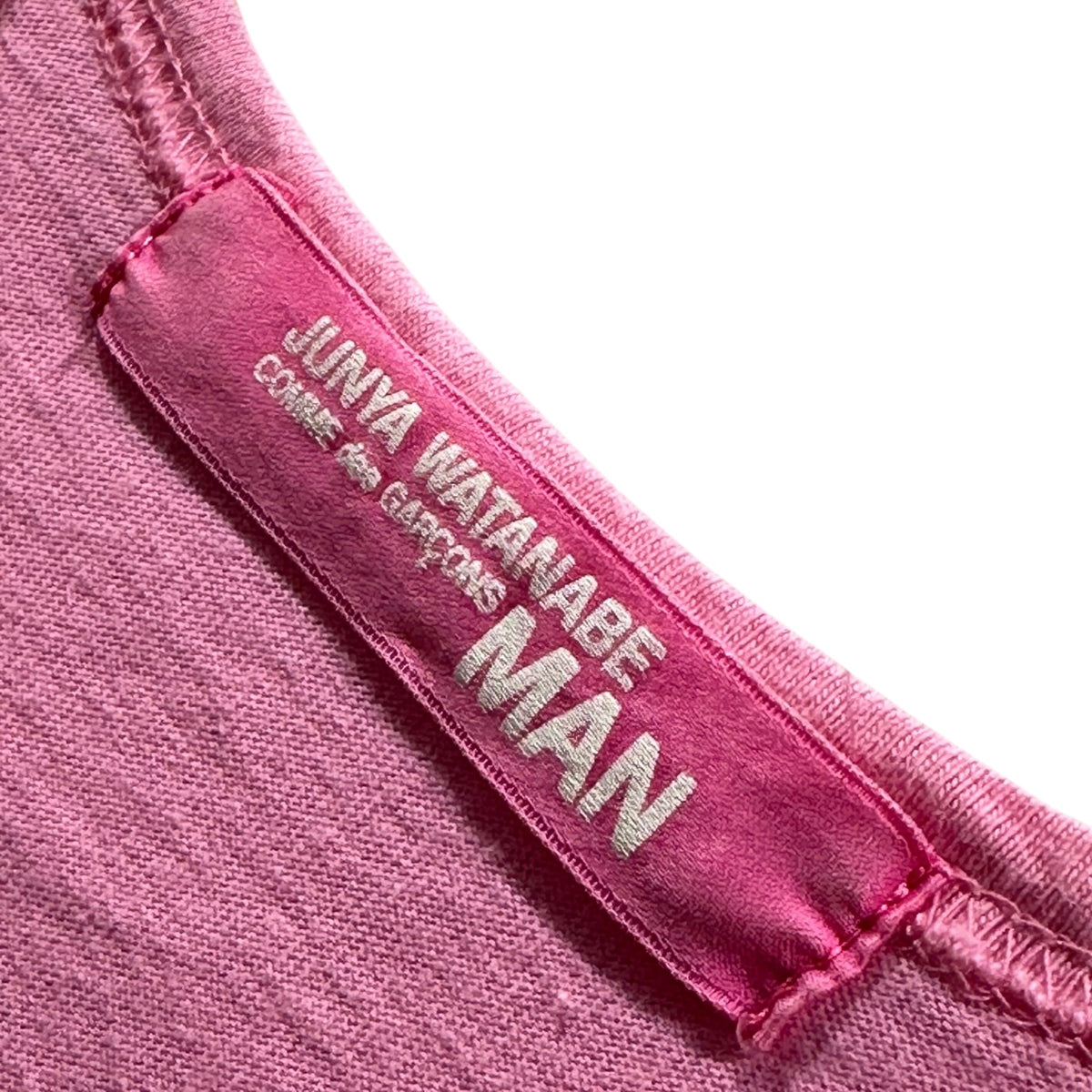 COMME des GARCONS JUNYA WATANABE MAN PINK(コムデギャルソンジュンヤワタナベマンピンク) 2003SS ”FREE RIDER” Graphic Tee グラフィック Tシャツ UI-T028 表記無(S程度) ピンク 00's クロス