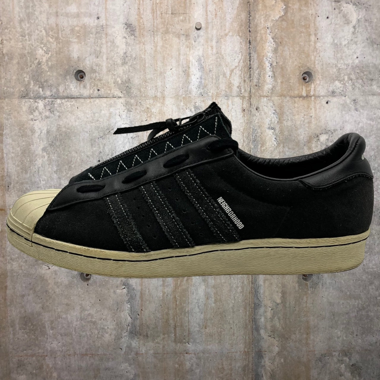 NEIGHBORHOOD×adidas(ネイバーフッド×アディダス) SS80S NBHD SUPERSTAR スーパースター/スニーカー GX1400 29cm ブラック