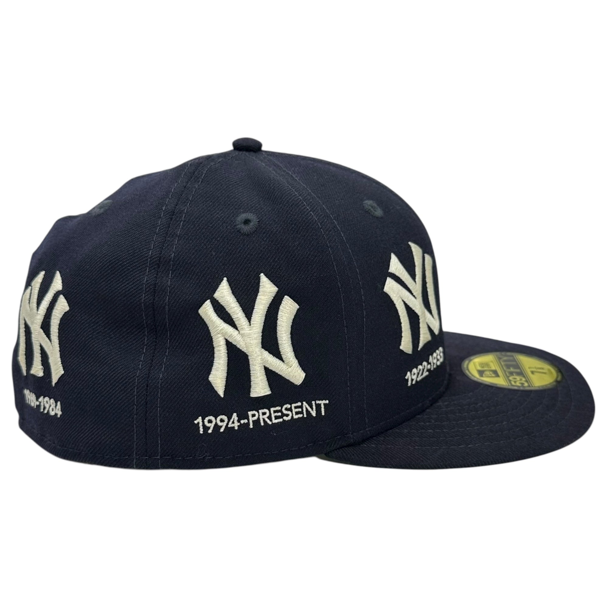 NEW ERA(ニューエラ) 59FIFTY New York Yankees LOGO TIMELINE ニューヨーク ヤンキース ロゴ 歴代 ベースボール キャップ 7 7/8(62.5cm) ネイビー 海外限定モデル
