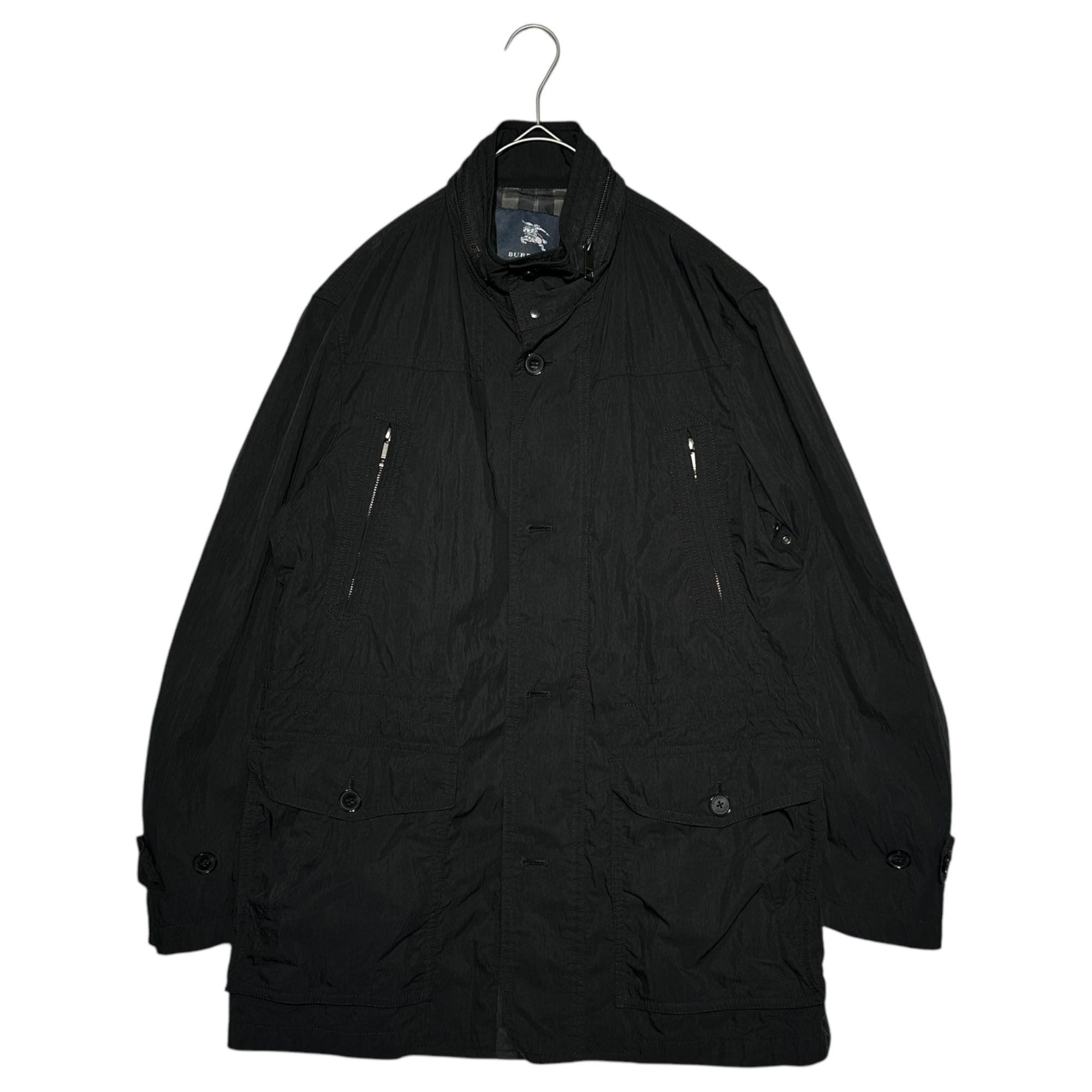 BURBERRY LONDON(バーバリーロンドン) Nylon Military Sampling Jacket Coat ナイロン ミリタリーサンプリング ジャケット コート A1A18-701-09 M ブラック