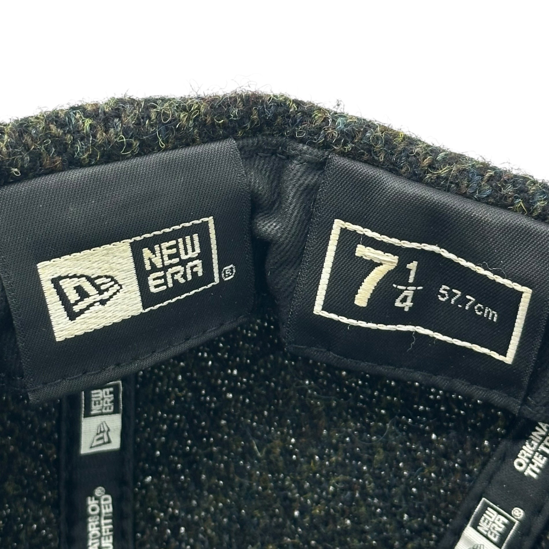 NEW ERA × COOPERSTOWN(ニューエラ × クーパーズタウン) Harris Tweed Wool New York Yankees 8 Panel Cap ハリスツイード ウール ニューヨークヤンキース 8パネル キャップ 7 1/4(57.7cm) ダークグリーン