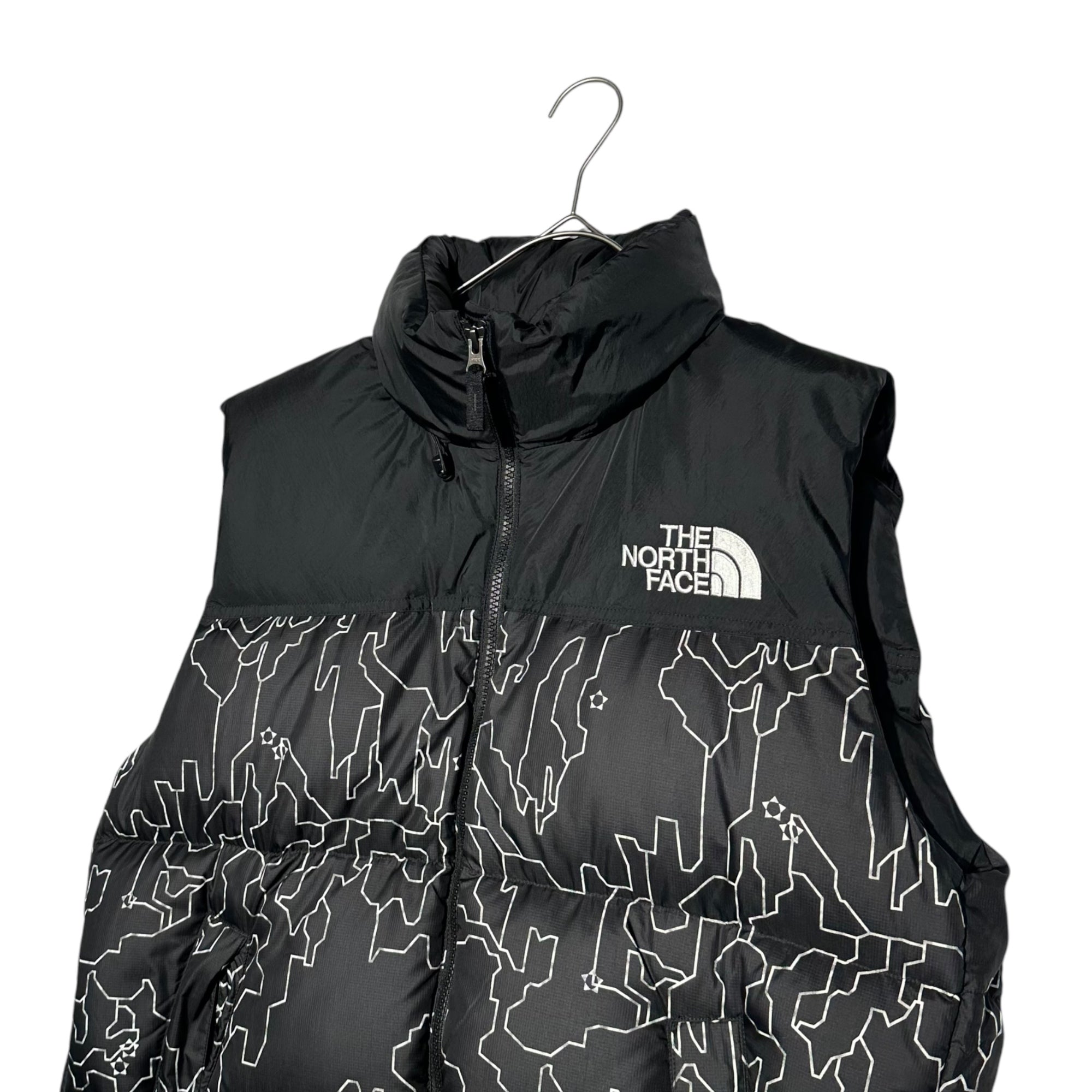 THE NORTH FACE(ノースフェイス) Novelty Nupsi Vest ノベルティー ヌプシ ベスト (メンズ) ダウンベスト ND92339 M ブラック×ホワイト ブラックツリーパーク