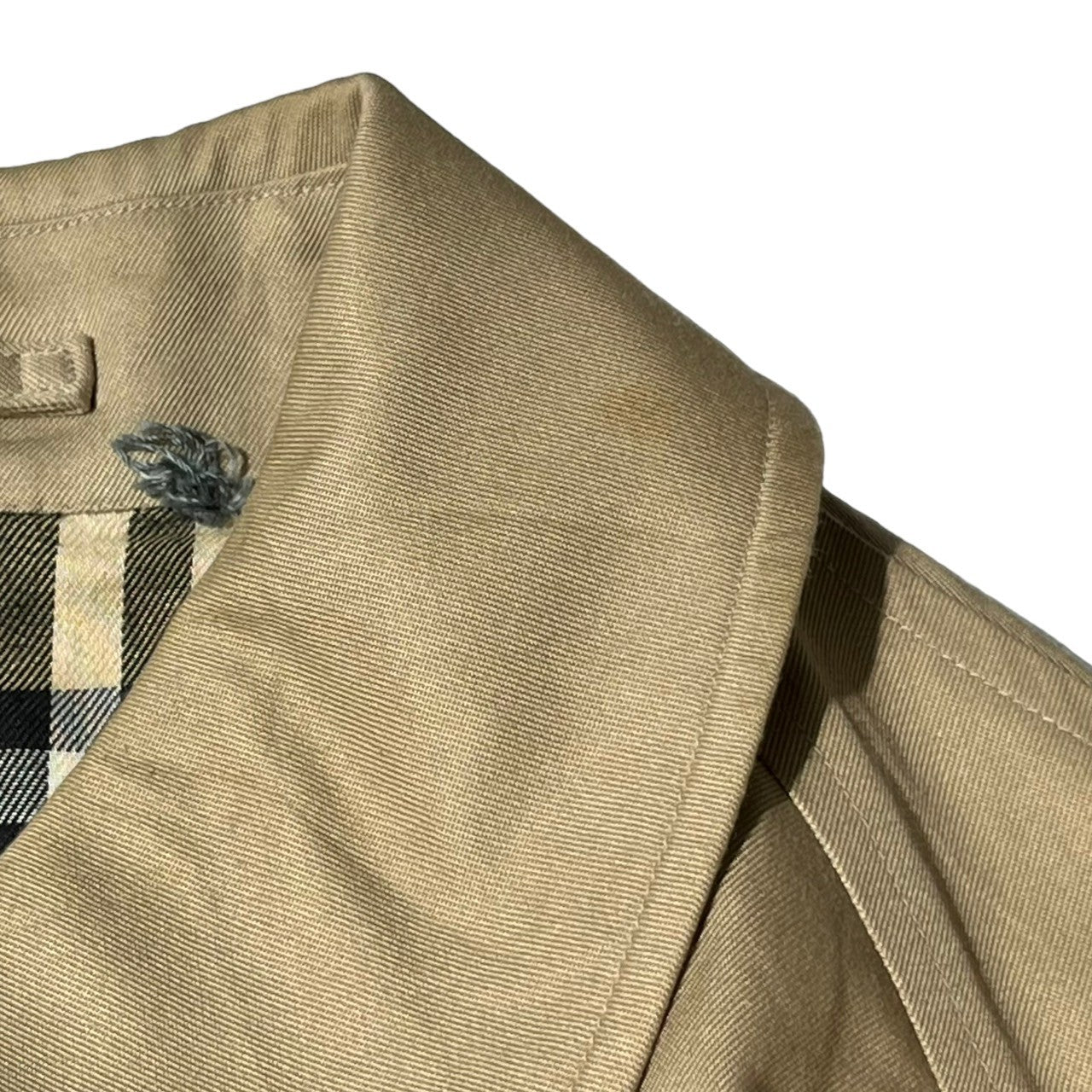 Burberrys(バーバリーズ) 90's Nova Check Lining Stainless Steel Collar Coat ノヴァチェック ライニング ステンカラー コート 52(L程度) ベージュ 90年代 定番