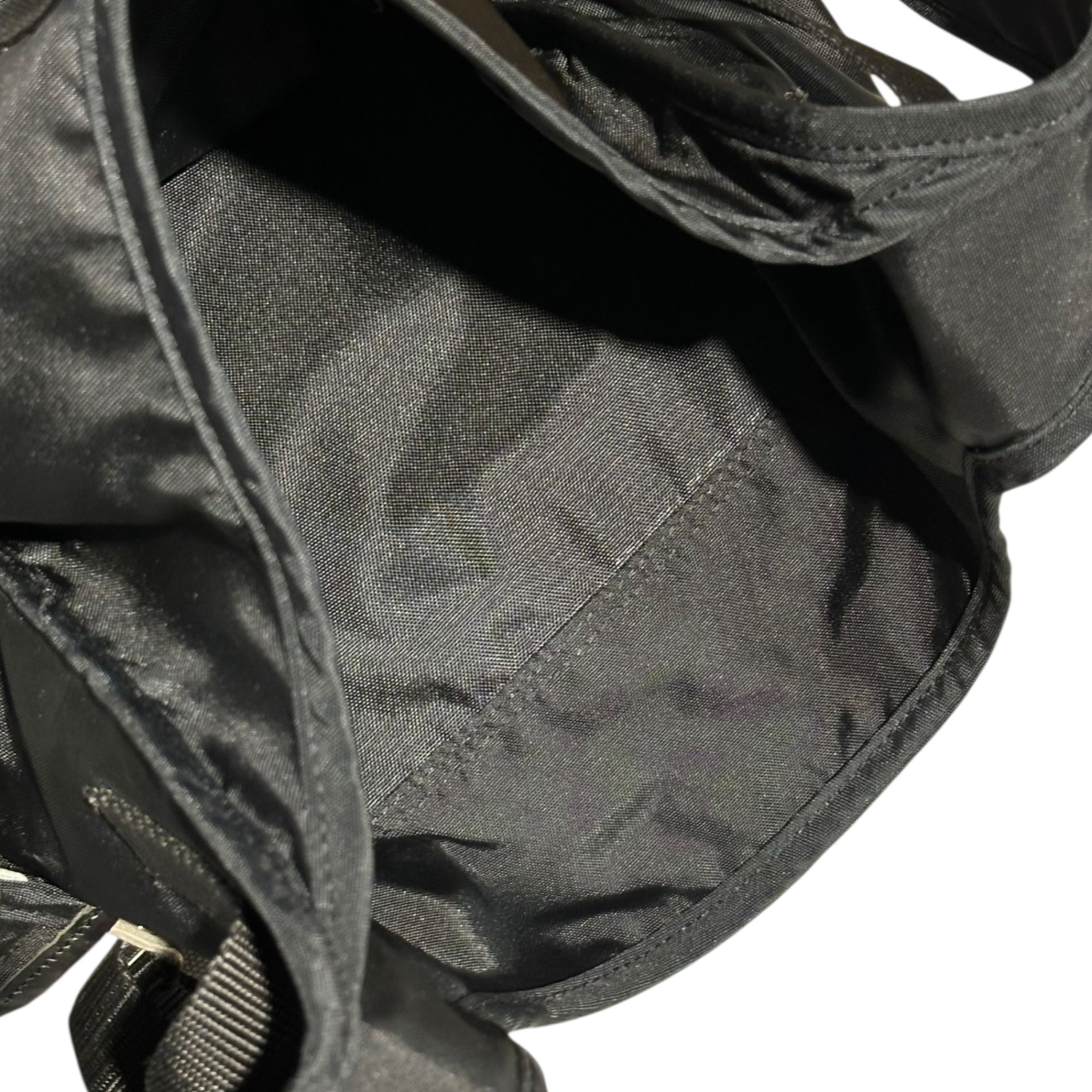 TRANS CONTINENTS(トランスコンチネンツ) Old Nylon Shoulder Bag オールド ナイロン ショルダー バッグ ブラック