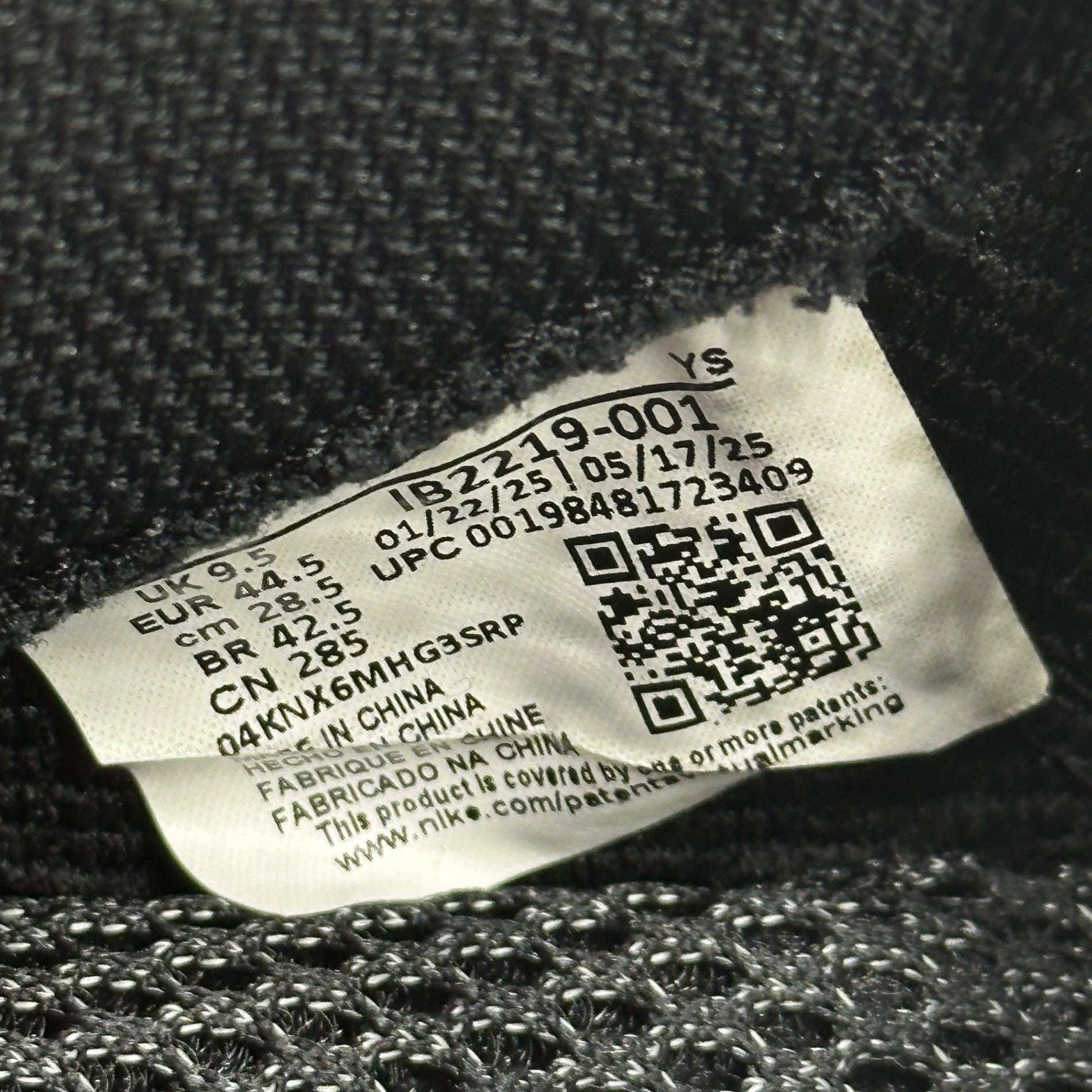 NIKE(ナイキ) Air Foamposite One “Cough Drop” エア フォームポジット ワン コフドロップ IB2219-001 28.5cm ブラック×レッド スニーカー