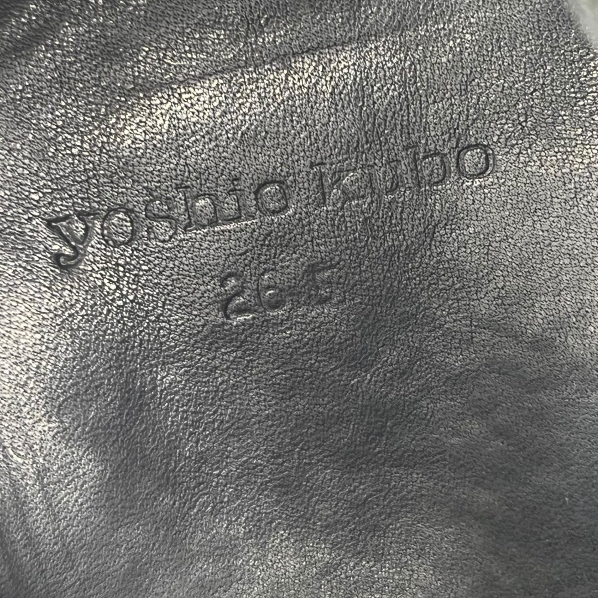 yoshio kubo(ヨシオクボ) レザー レースアップ サンダル 表記無し ブラック