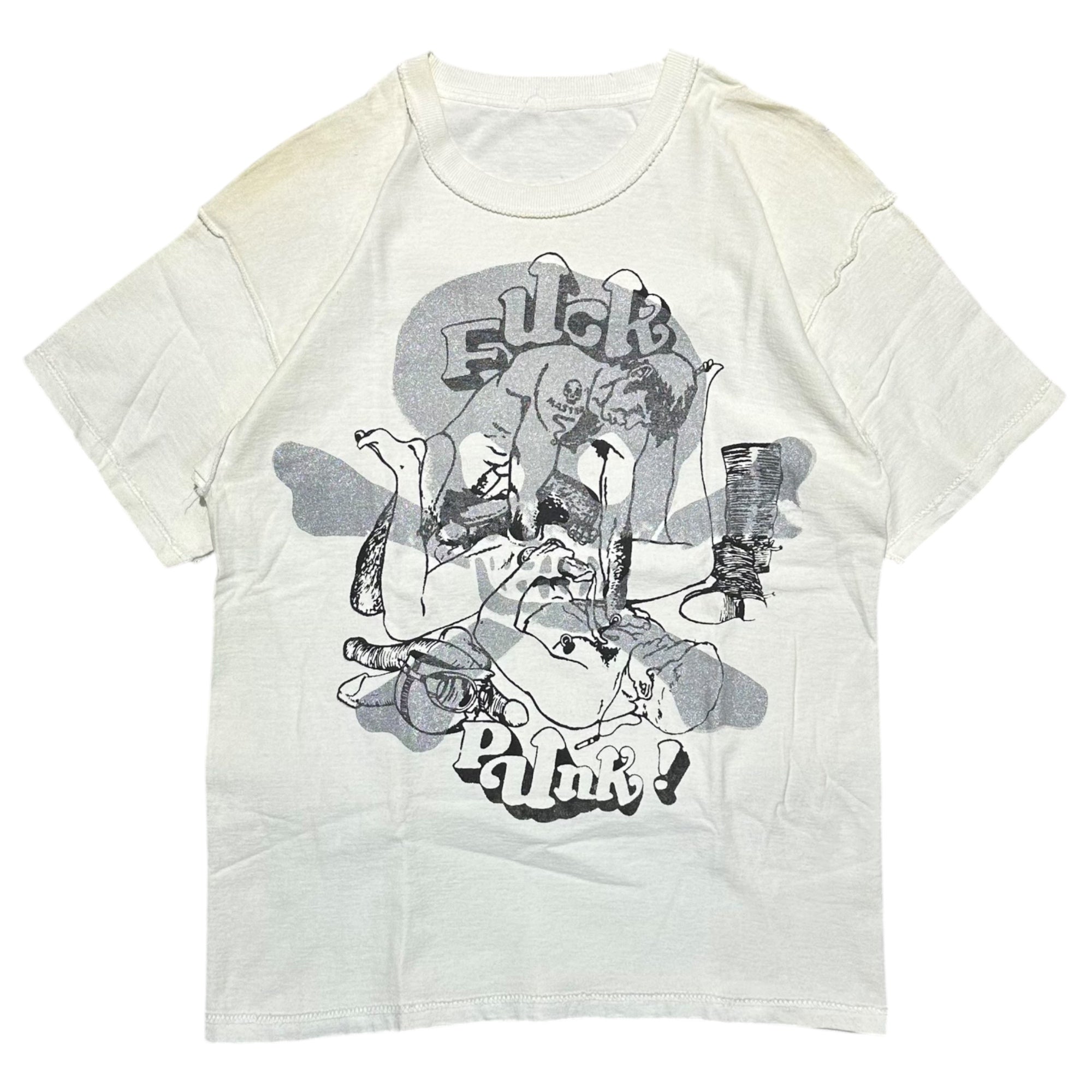 SEDITIONARIES(セディショナリーズ) 70's VINTAGE FUCK YOUR MOTHER TEE 70年代 ヴィンテージ ファック ユア マザー Tシャツ ピストルズ FREE ホワイト×ブラック 鑑定書付き SEX