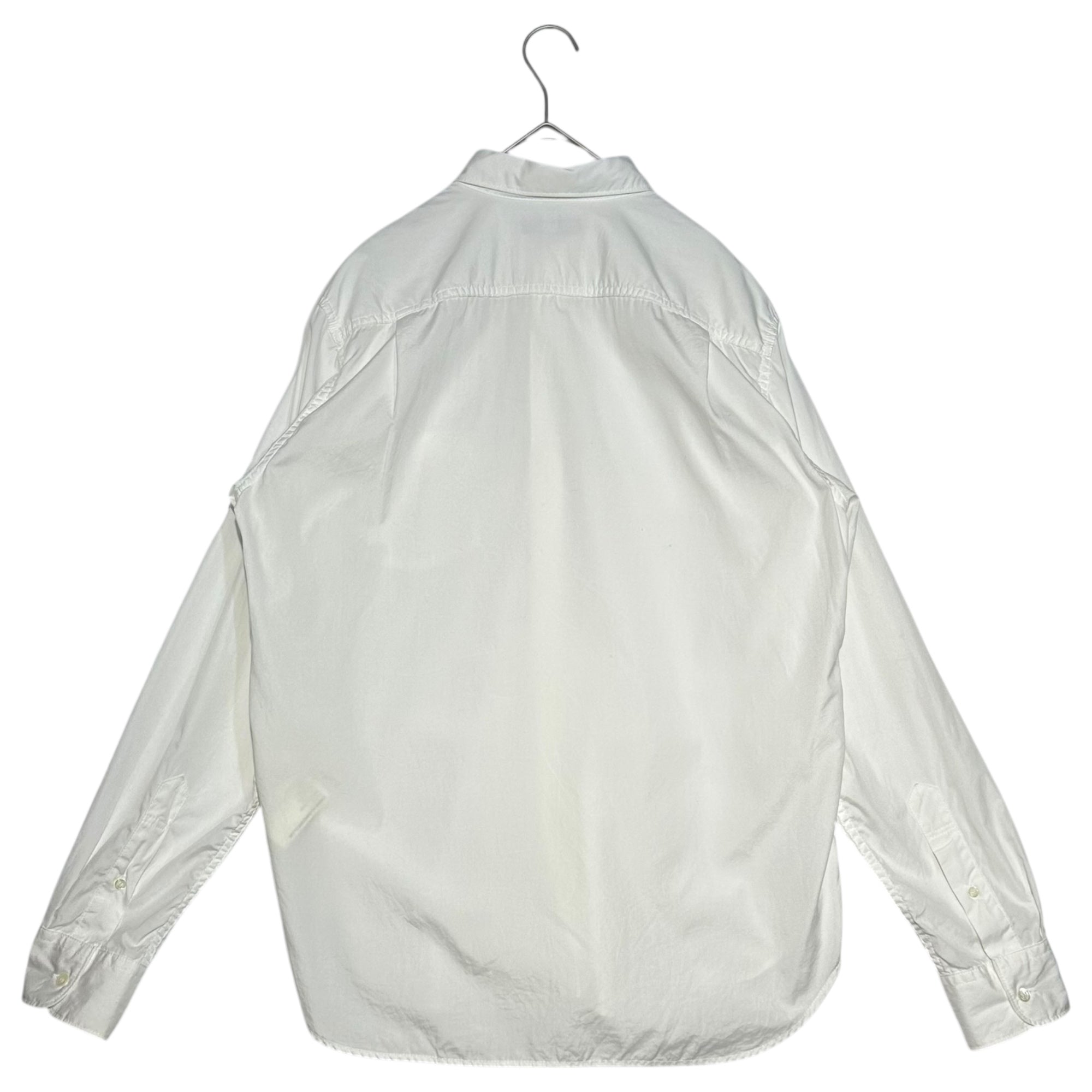 COMME des GARCONS HOMME(コムデギャルソンオム) 21AW Cotton broadcloth regular collar L/S shirt 21AW コットン ブロード レギュラーカラー 長袖 シャツ HH-B101 M ホワイト AD2021