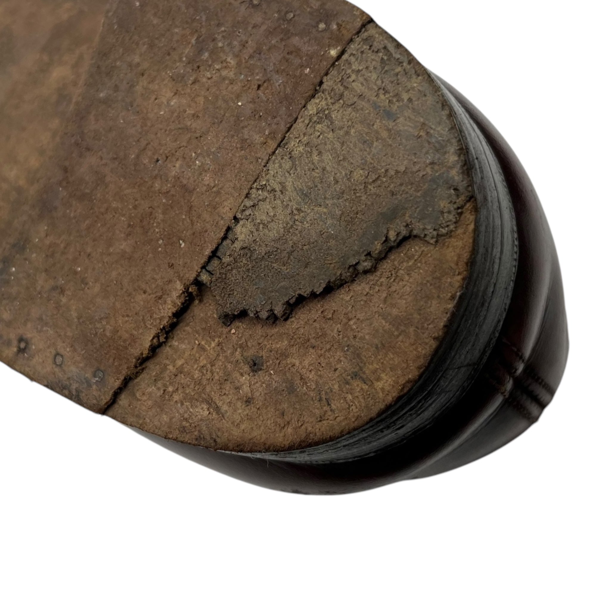 Tricker's(トリッカーズ) Lazy man レイジーマン サイド エラスティック スリッポン 075366 8-5(27cm程度) ブラウン レザー シューズ