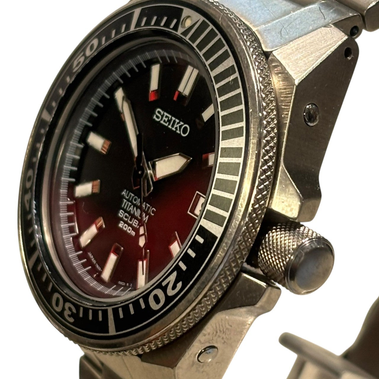 SEIKO(セイコー) Diver 200m ダイバー 自動巻き 腕時計 7S25-00D0 文字盤:ブラック スキューバ ブラックサムライ ダイバーズ
