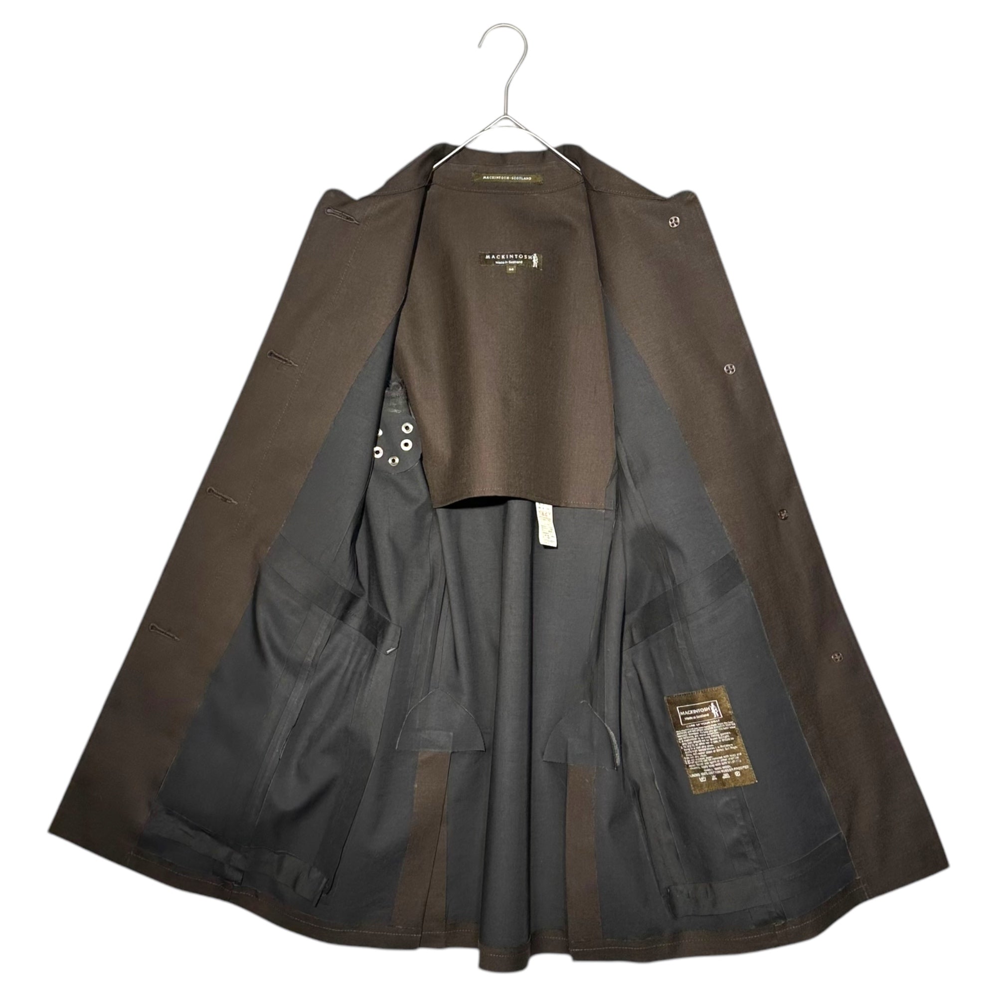 MACKINTOSH(マッキントッシュ) Rubberized coat ラバーライズド コート ゴム引き コート 34(XS~S程度) ブラウン