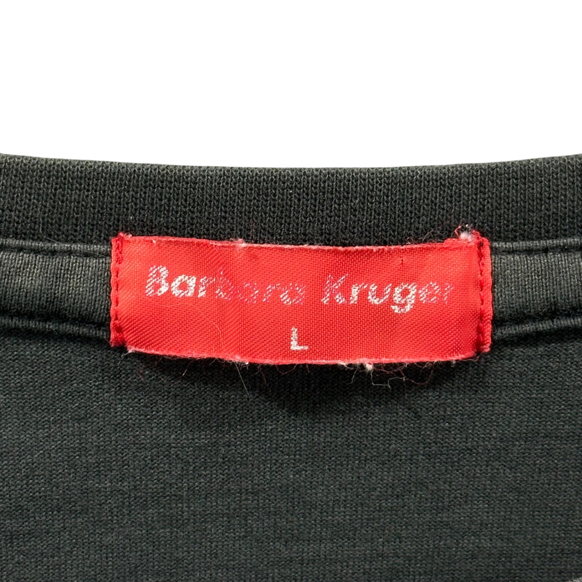 UNIQLO(ユニクロ) 90's ”Barbara Kruger” Collage Print T-Shirt バーバラ クルーガー コラージュプリント Tシャツ 3430-013 L ブラック 90年代