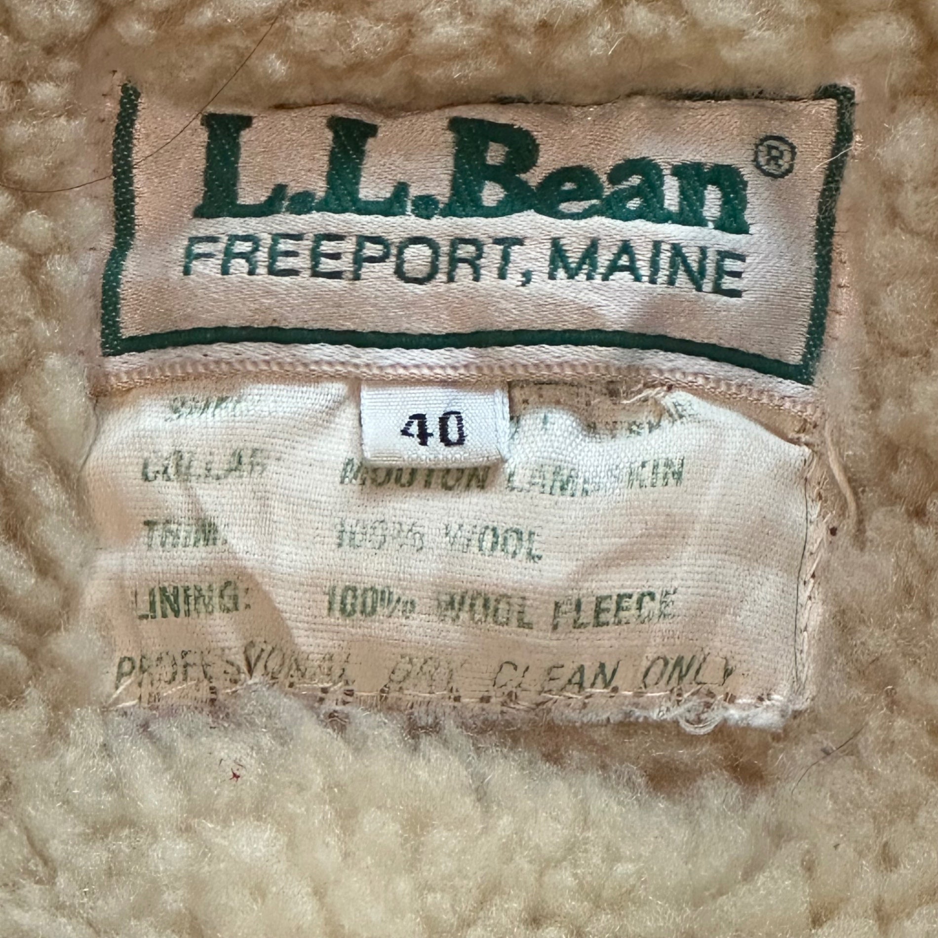 L.L.BEAN(エルエルビーン) 70's G-1 Flight Leather Jacket 70年代 フライト レザー ジャケット 40(L程度) ダークブラウン