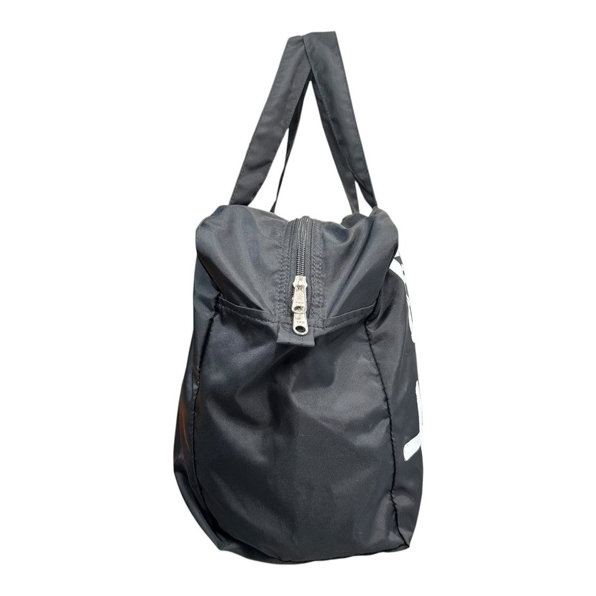 COMME des GARCONS(コムデギャルソン) 2021SS Nylon tote bag with message graphic print メッセージ グラフィック プリント ナイロン トートバッグ OE-K 221 ブラック×ホワイト Believe in a better tomorrow