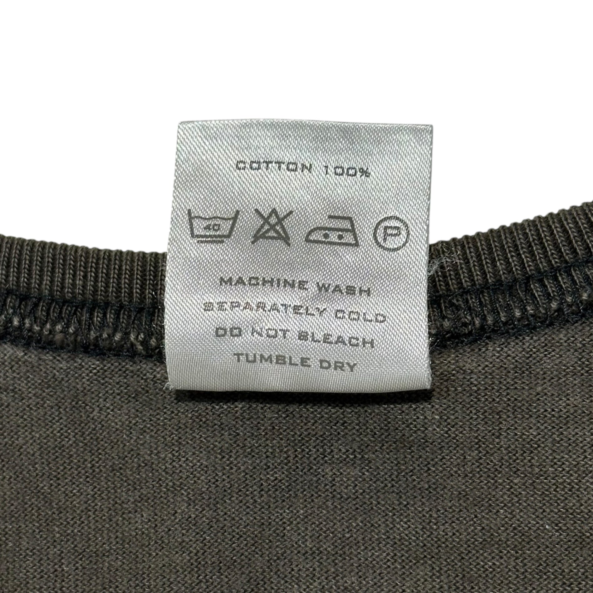 NUMBER (N)INE(ナンバーナイン) 01SS ”TIME” Perforated skull tank top タイム期 穴あき ドクロ スカル プリント タンクトップ 0(XS) チャコールグレー 00's アーカイブ