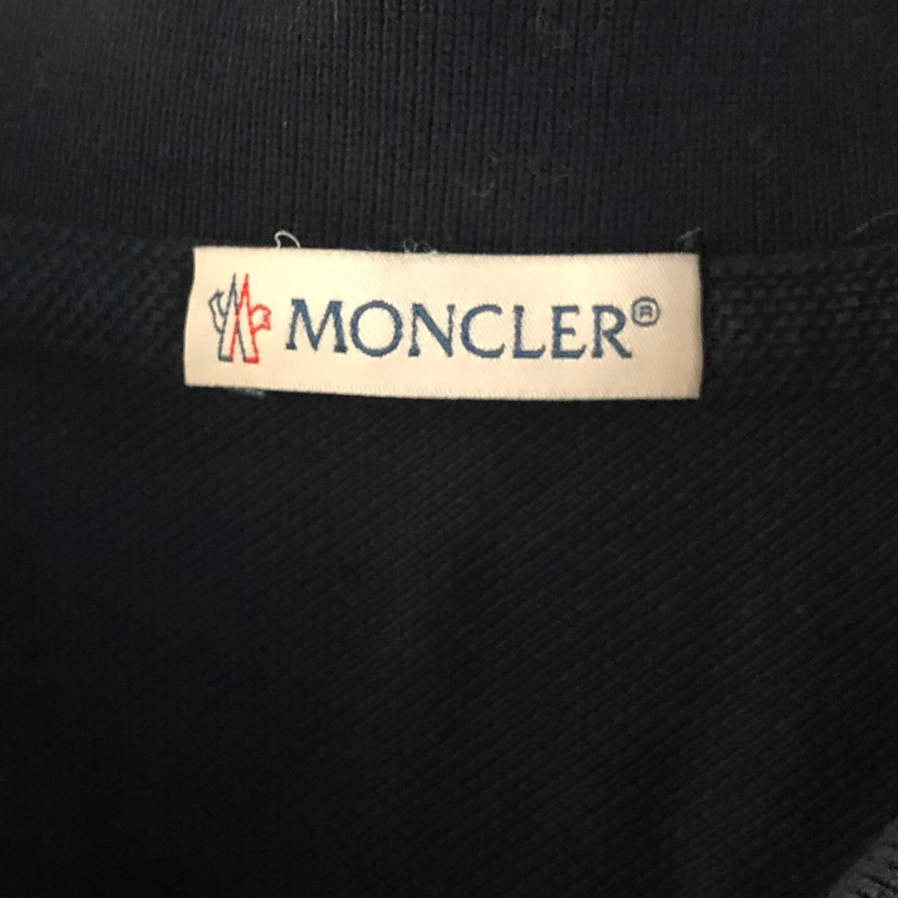 MONCLER(モンクレール) MAGLIA POLO MANICA CORTA ロゴ ワッペン ポロ シャツ E10918322300 C-SCOM-18-1639 L ブラック