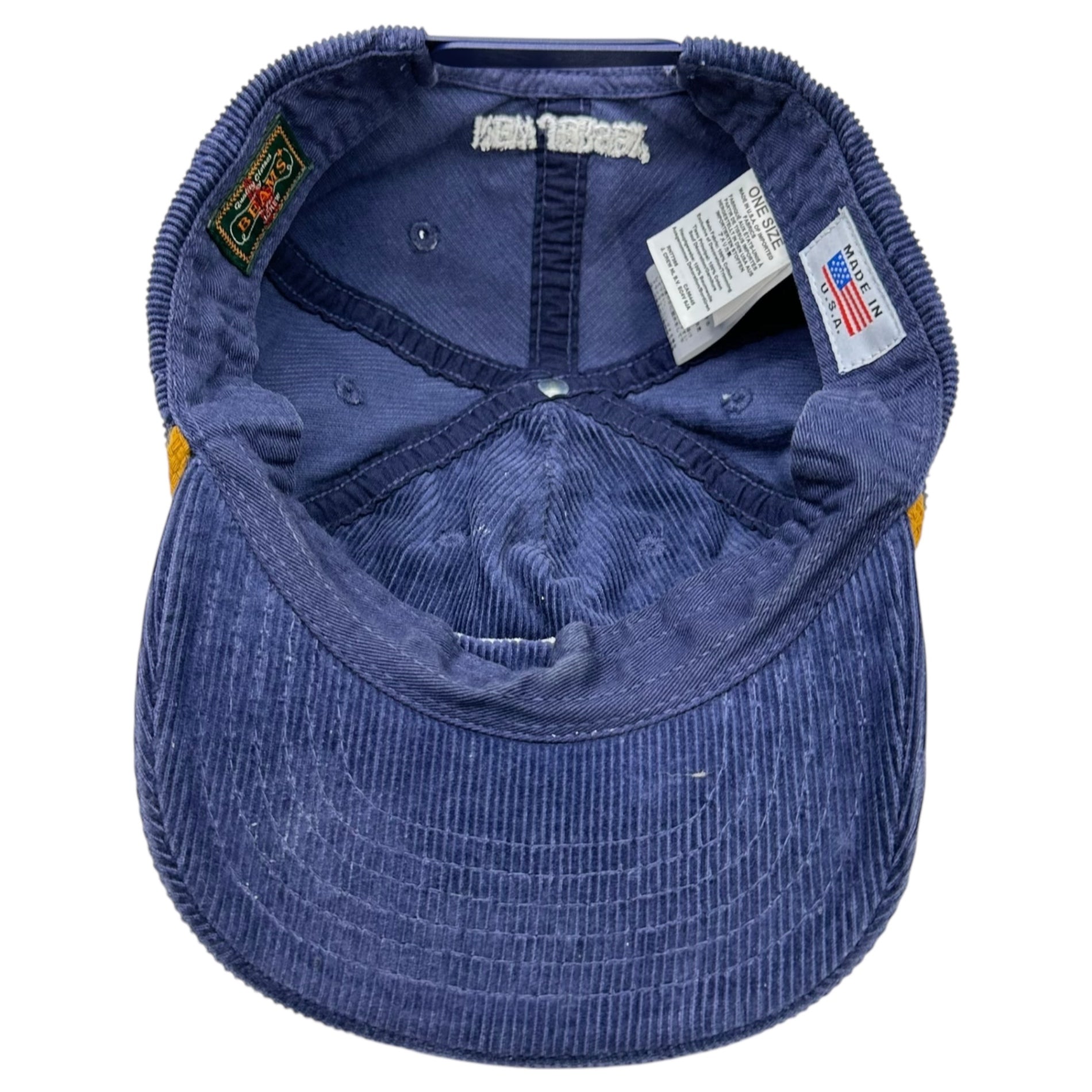 J.CREW×BEAMS+(ジェイクルー×ビームスプラス) NEW JERSEY Corduroy cap コーデュロイ キャップ 38-41-0266-380 ネイビー 帽子 コラボ 参考定価9,900円