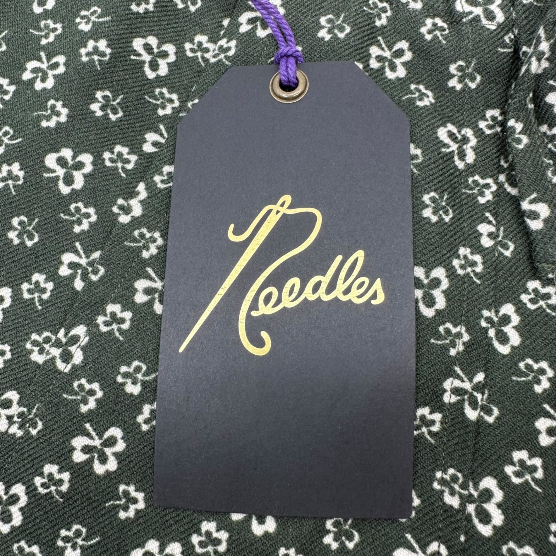 NEEDLES(ニードルズ) Clover Print Wool Trousers クローバー プリント ウール トラウザー パンツ LQ151 2 グリーン ジョガー