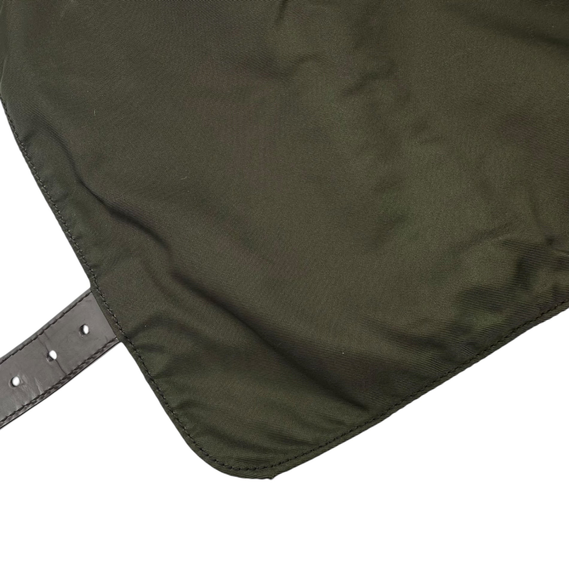 PRADA(プラダ) 90's~00's Nylon Double-Buckle Messenger Bag ナイロン ダブルバックル メッセンジャー バッグ グリーン ショルダー