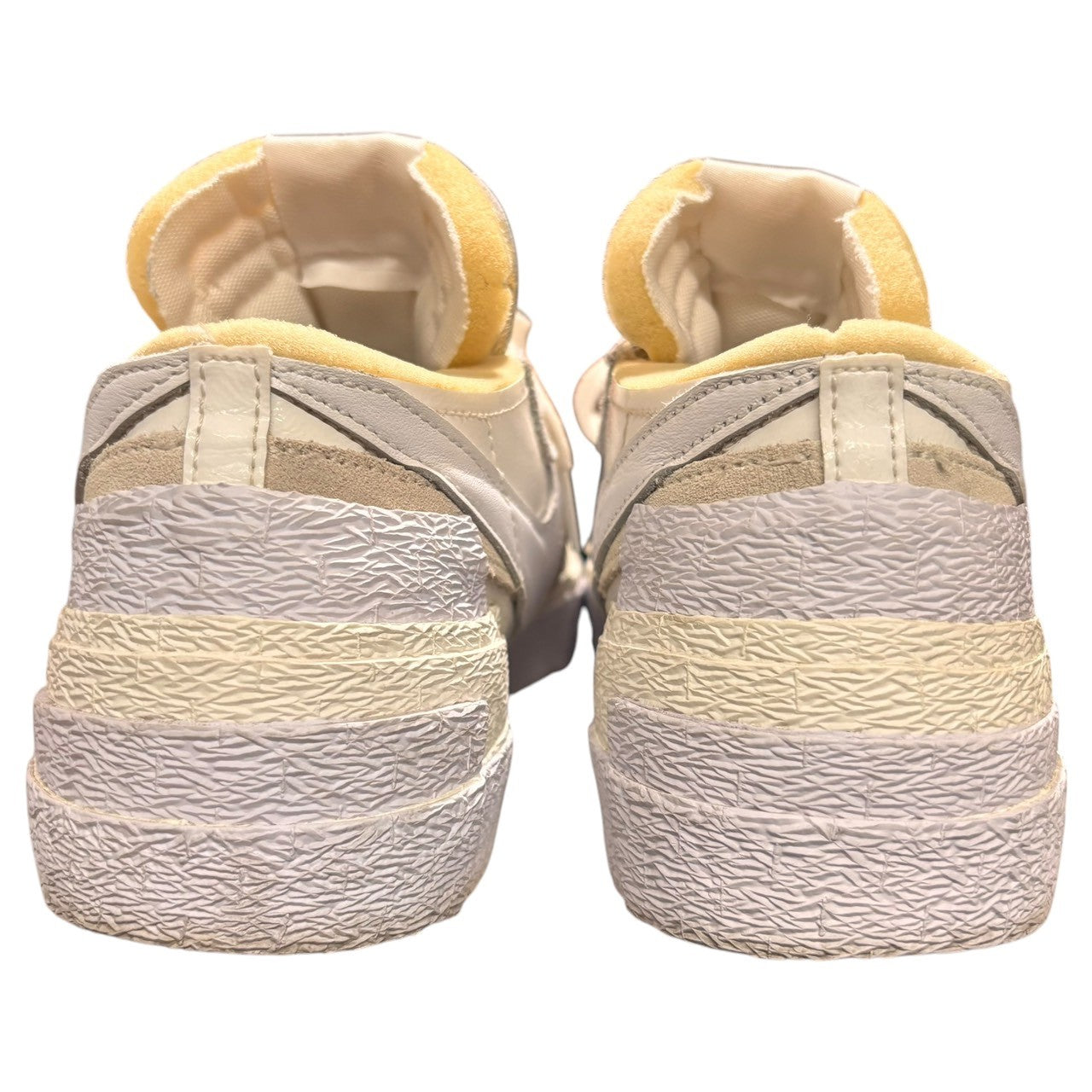 NIKE×SACA(ナイキ×サカイ) Blazer Low "White Patent Leather" ブレザー ロー DM6443-100 27cm ホワイト 箱付 ローカット スニーカー