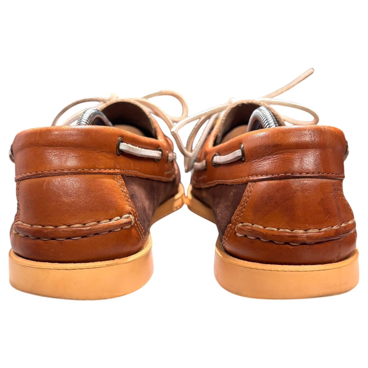 Paraboot×SOPHNET.(パラブーツ×ソフネット) BARTH moccasin deck shoes バース モカシン デッキ シューズ 表記消(28cm程度) ブラウン×アイボリー コラボ 別注
