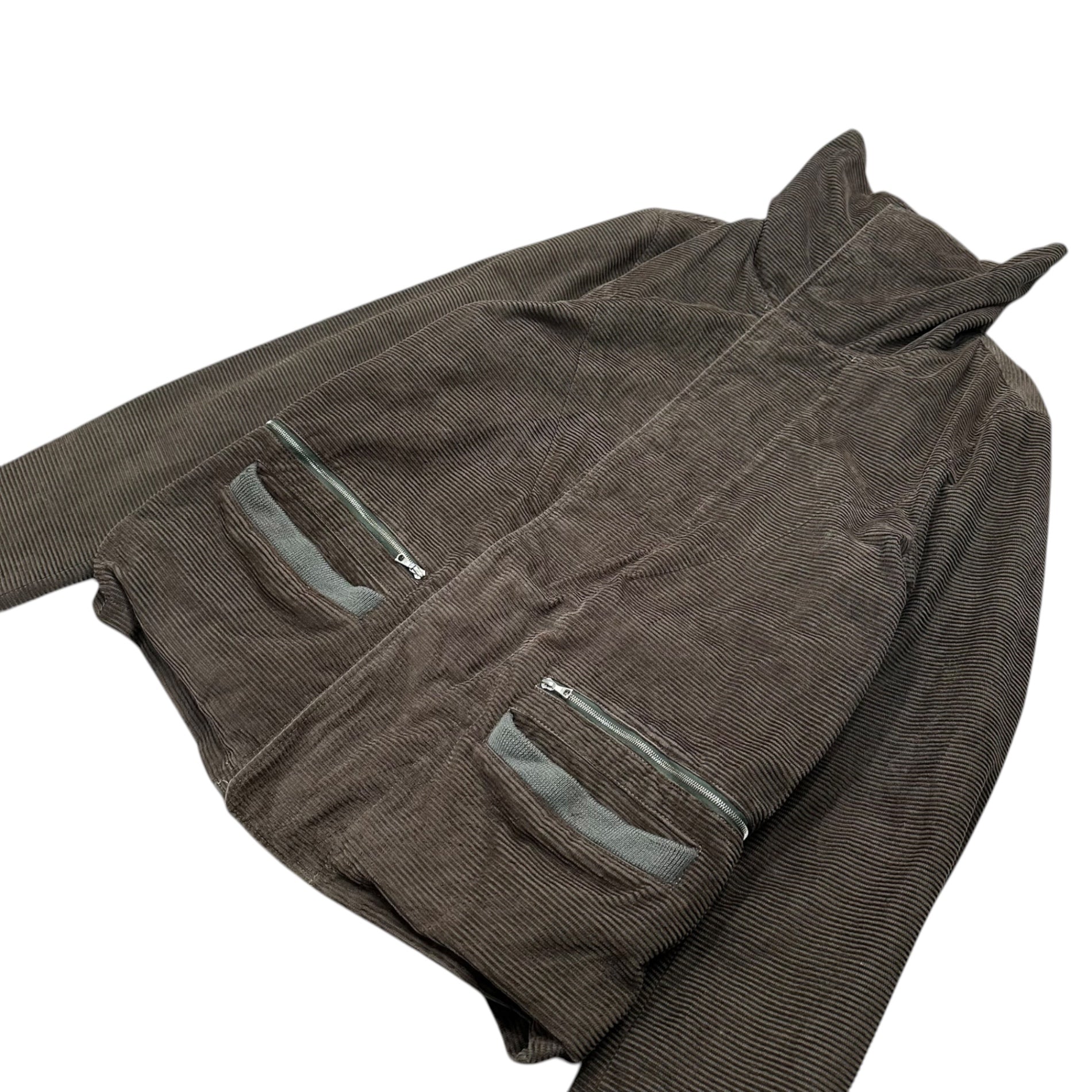 UNDERCOVERISM(アンダーカバイズム) 05AW ARTS&CRAFTS Corduroy Fleece Zip Jacket コーデュロイ ボア ジップ ジャケット 5A215-B8 3 ブラウン 00's アーカイブ