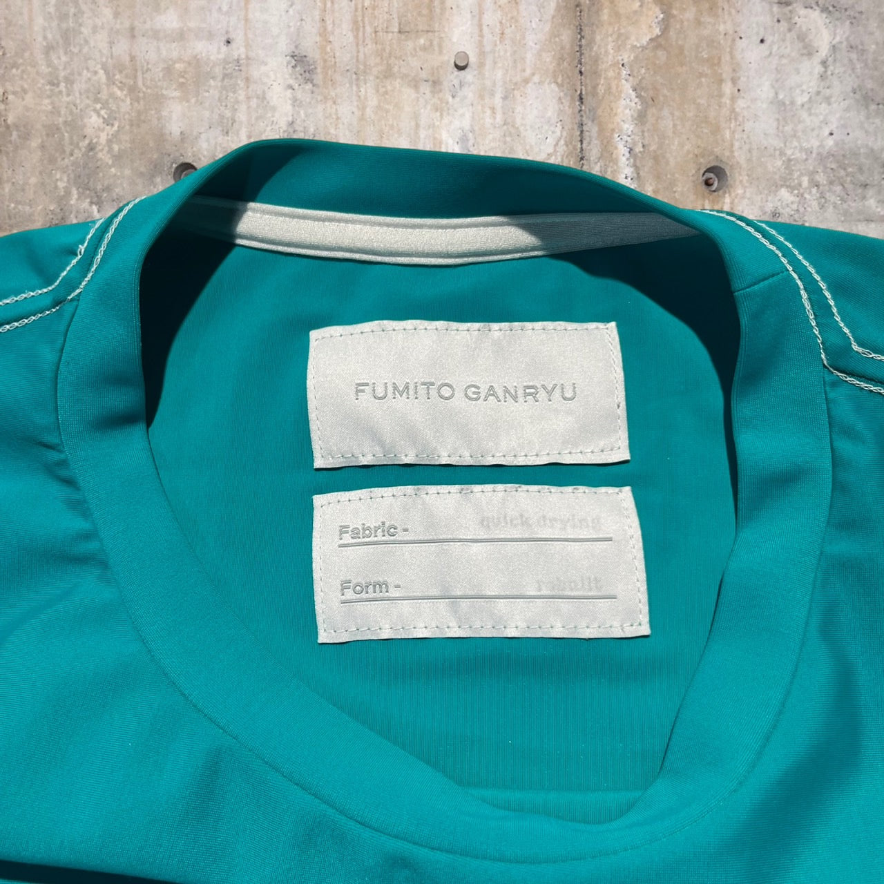 FUMITO GANRYU(フミトガンリュウ) 19SS"WATER"プリントTシャツ Fu1-Cu-12 2(Mサイズ程度) グリーン