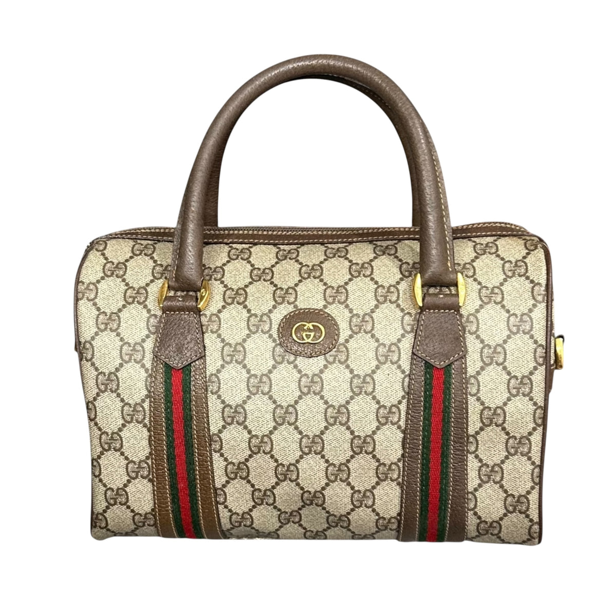 GUCCI(グッチ) GG Supreme Sherry Line Mini Boston Bag GGスプリーム 