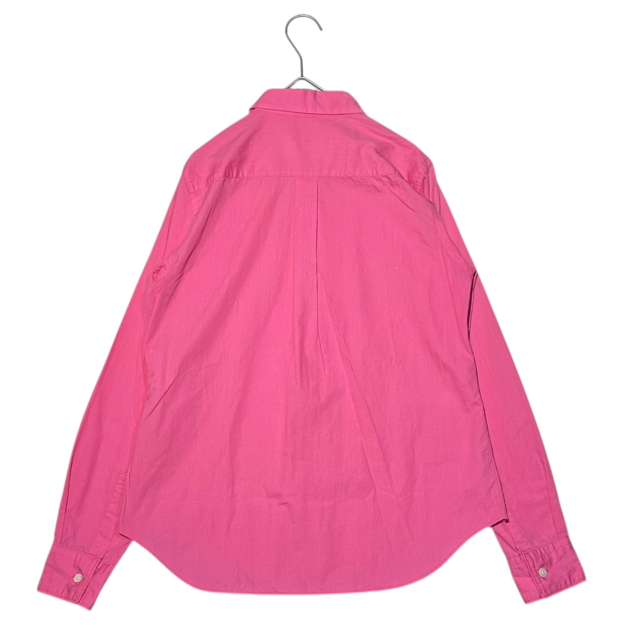 robe de chambre COMME des GARCONS(ローブドシャンブルコムデギャルソン) 01SS Cotton Regular Collar L/S Shirt コットン レギュラー カラー 長袖 シャツ RB-04007S S ピンク AD2000