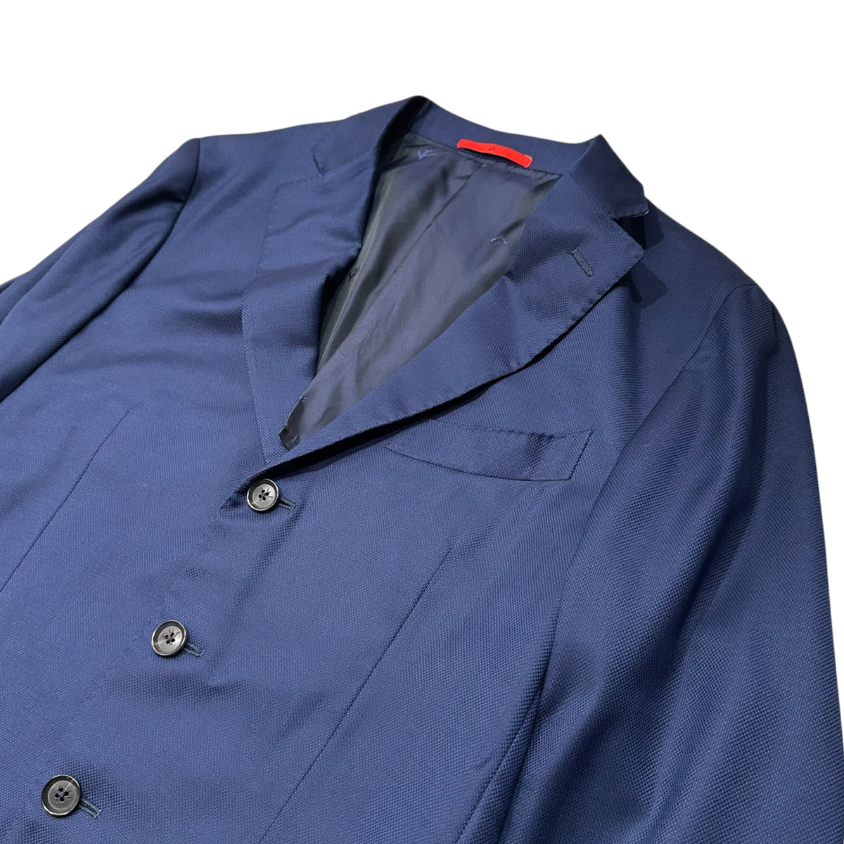 ISAIA(イザイア) SUPER 130's AQUA WOOL SAILOR 3B JKT セーラー ウール テーラード ジャケット 46 ネイビー