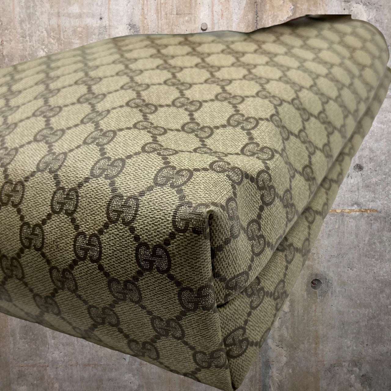 GUCCI(グッチ) GG柄シェリーライントートバッグ 120・02・003 ベージュ OLD GUCCI