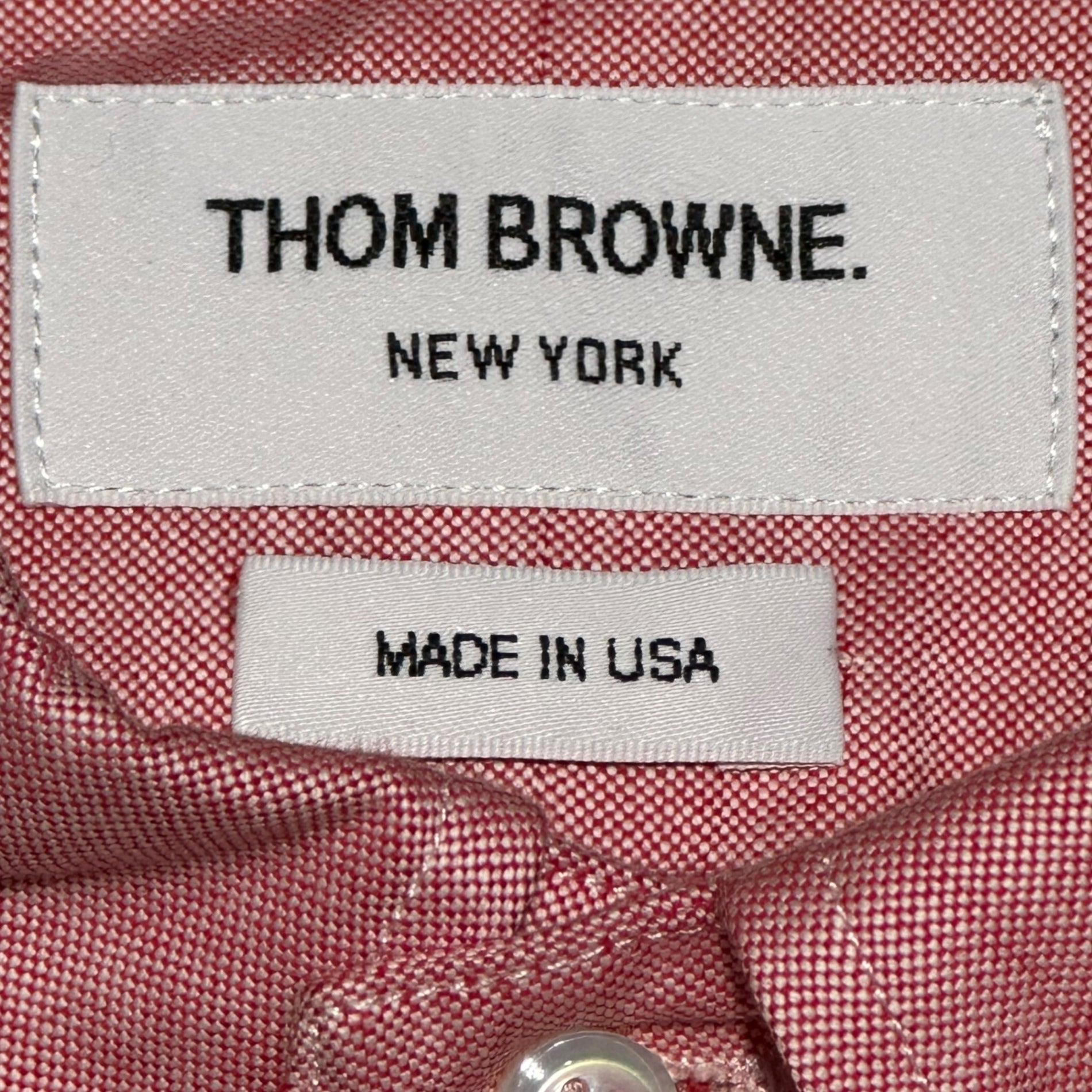THOM BROWNE(トムブラウン) 17SS THREE PANEL BD PC L/S SHIRT IN SOLID OXFORD 3パネル ボタンダウン 長袖 オックスフォード シャツ MWL208A-00145 960 3(L程度) トリコロールカラー