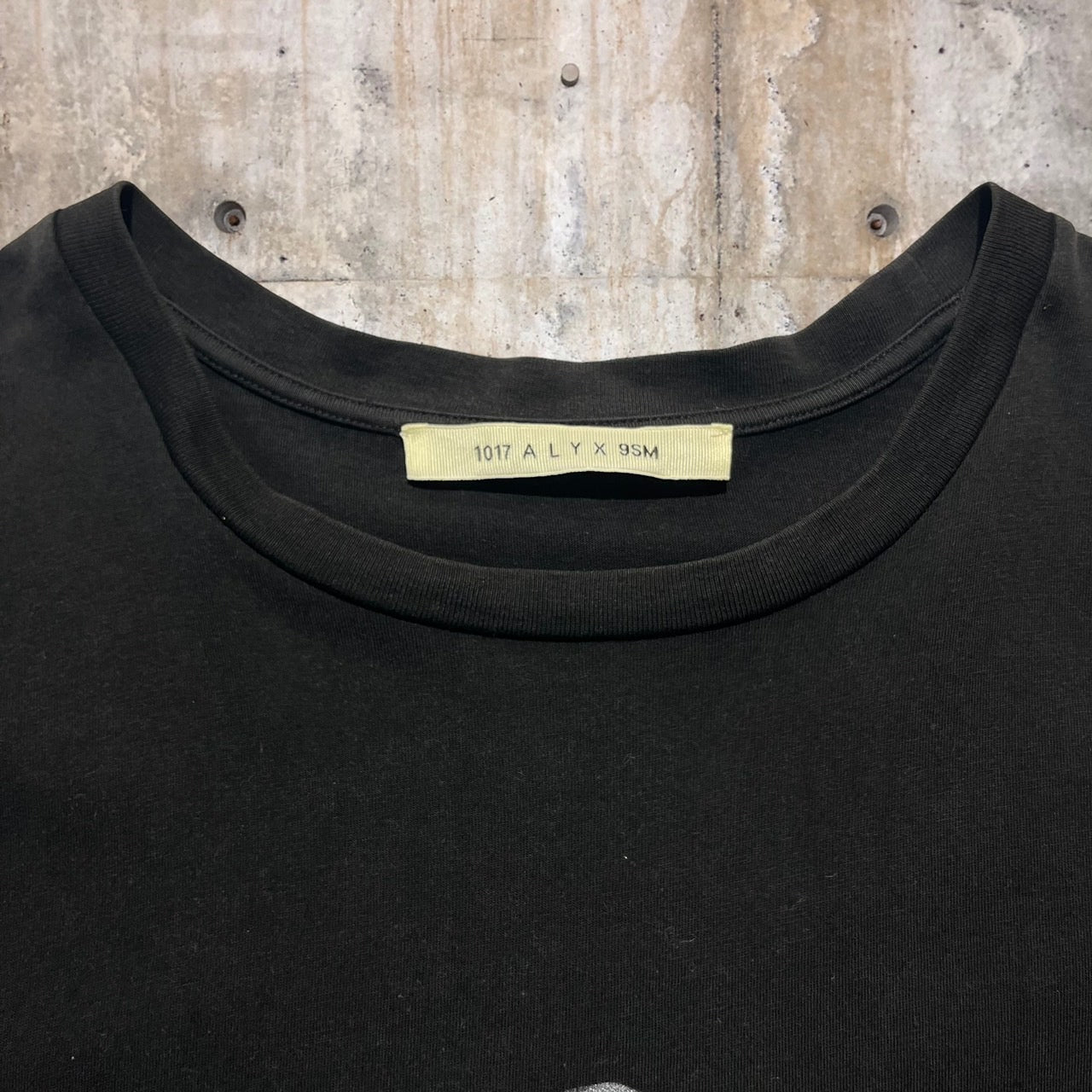 1017 ALYX 9SM(アリクス) プリントTシャツ XXL ブラック