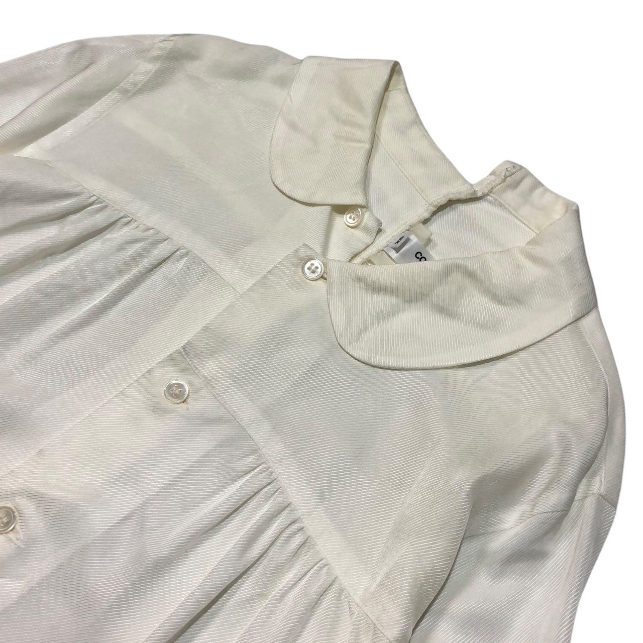 COMME des GARCONS COMME des GARCONS(コムデギャルソンコムデギャルソン) 12AW round collar blouse/ラウンドカラーブラウス RJ-B008 SIZE XS オフホワイト AD2012