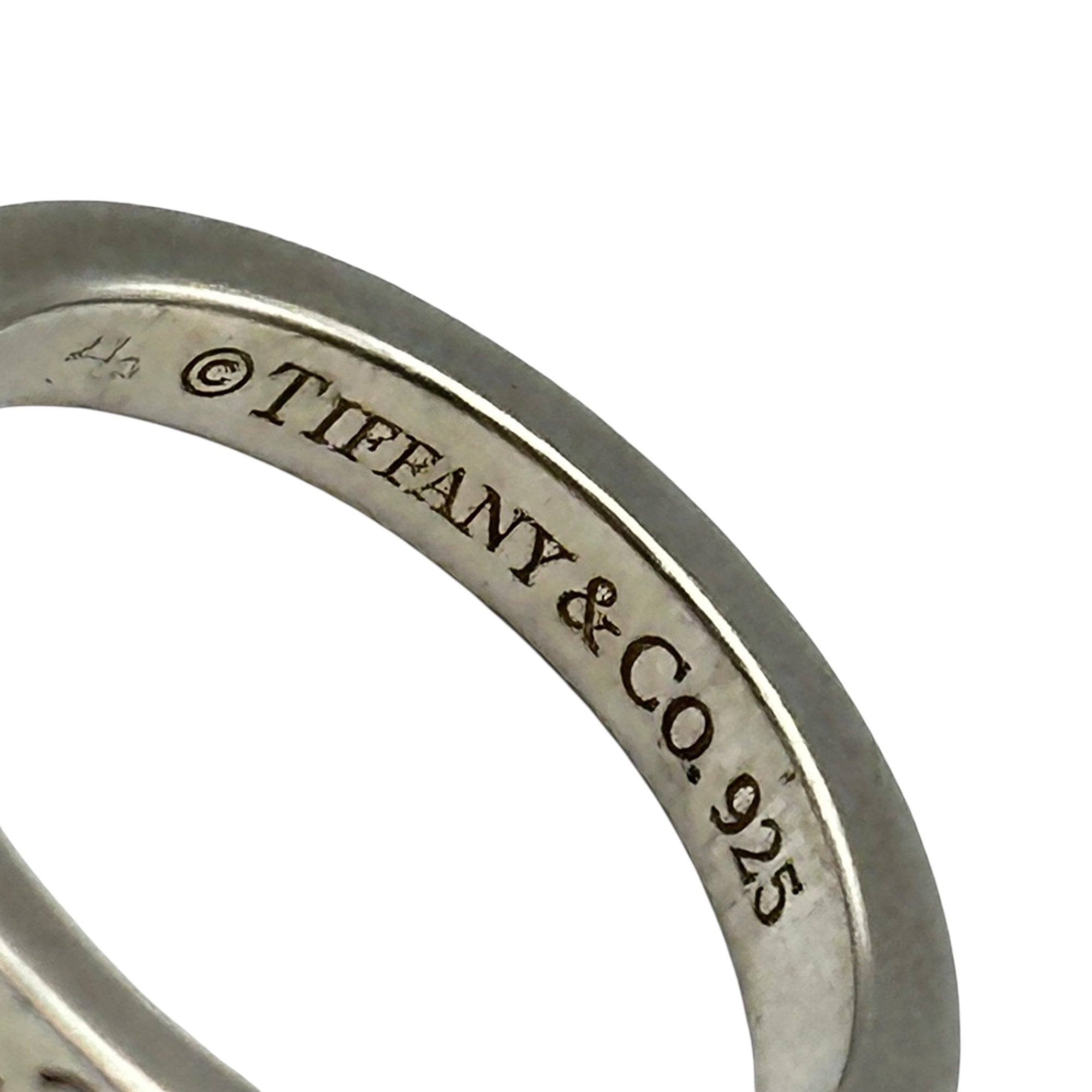 TIFFANY & CO.(ティファニー) Notes Narrow Ring ノーツナロー リング 9号 シルバー 廃番アイテム